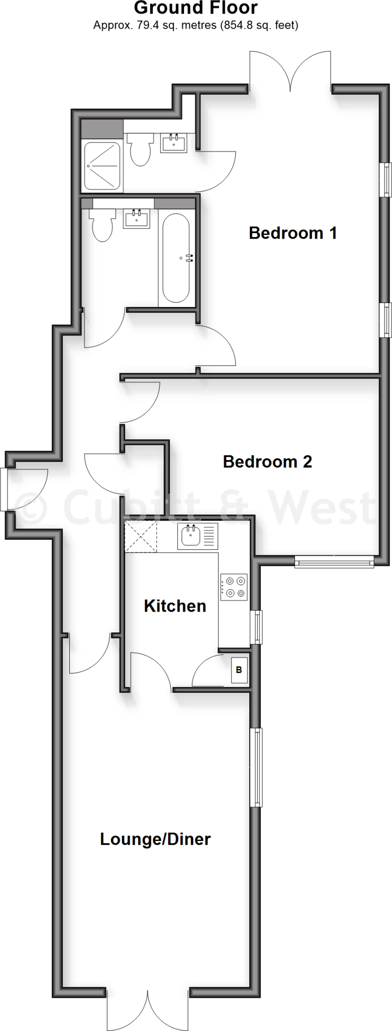Woodcote Valley Road, Purley, Surrey floorplan