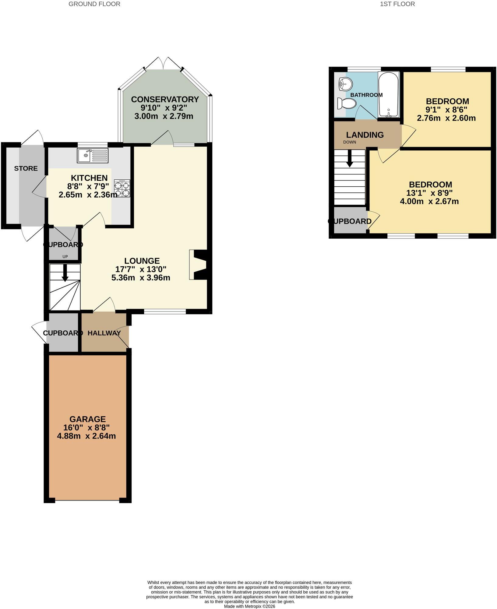 Lambeth Drive, Stirchley, TF3 floorplan