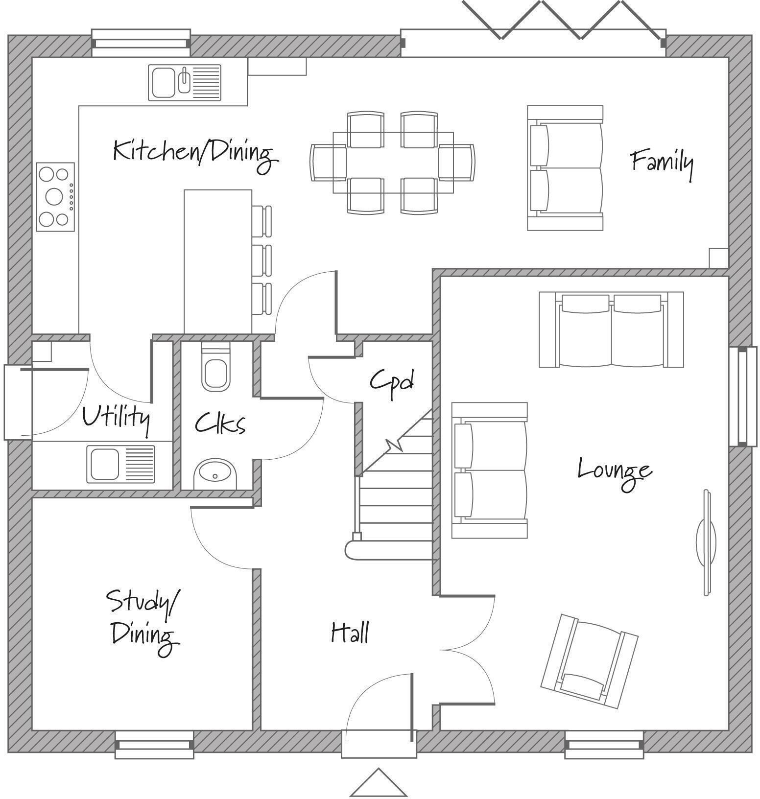 Kings Manor, Lamyman Dr, Coningsby, Lincoln LN4 4FU floorplan