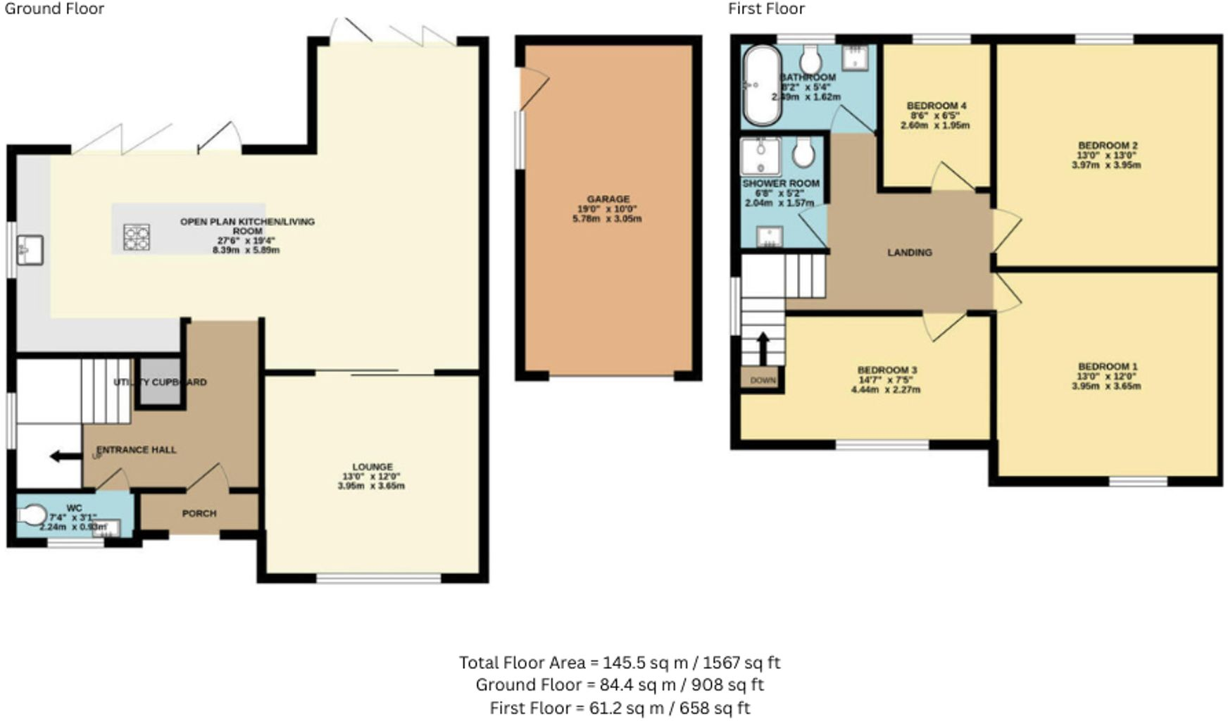 St Osmunds Road, Lower Parkstone, Poole, BH14 9JX floorplan