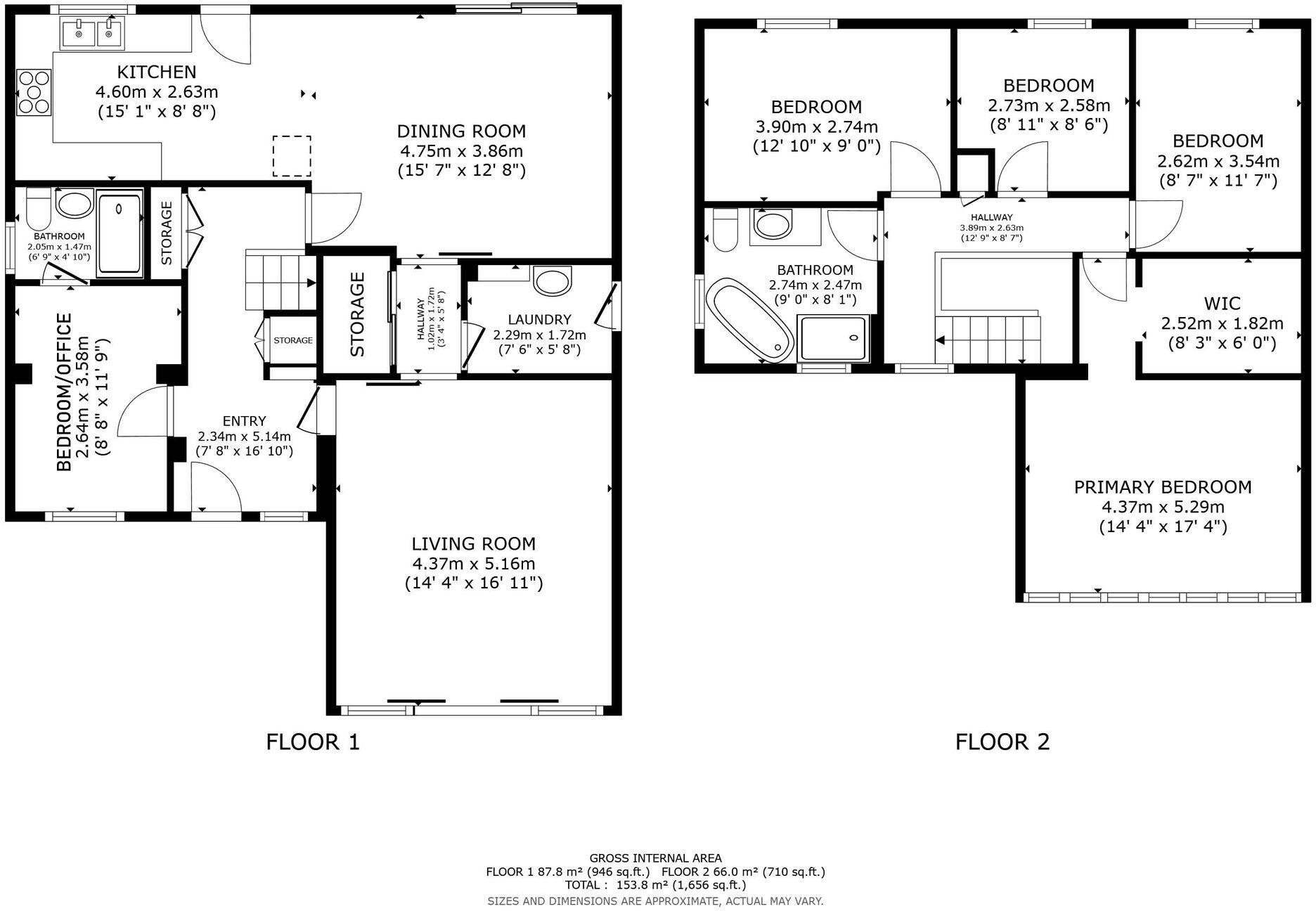 Bagley Wood Road, Kennington, OX1 floorplan