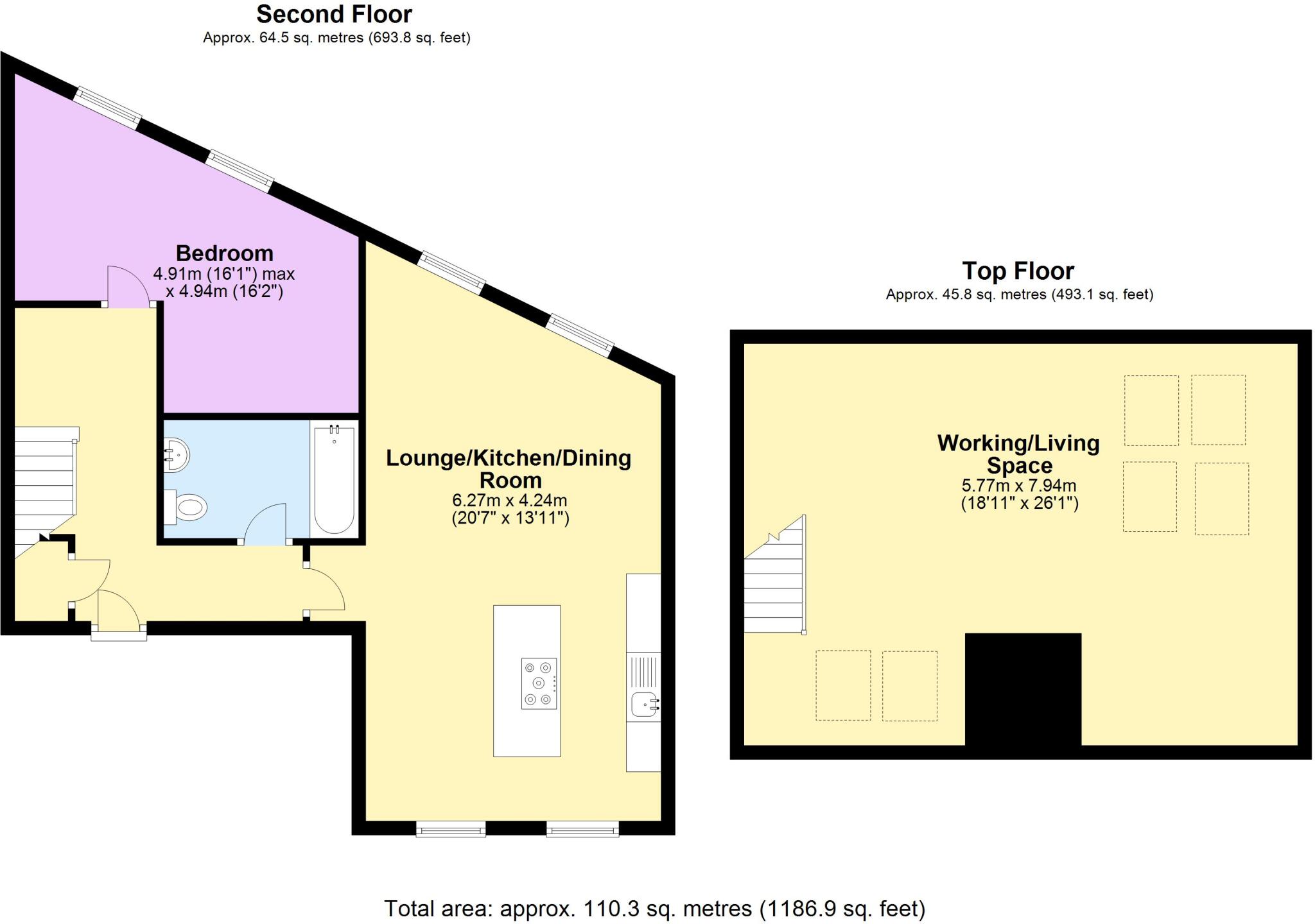 Legge Lane, Jewellery Quarter, Birmingham floorplan