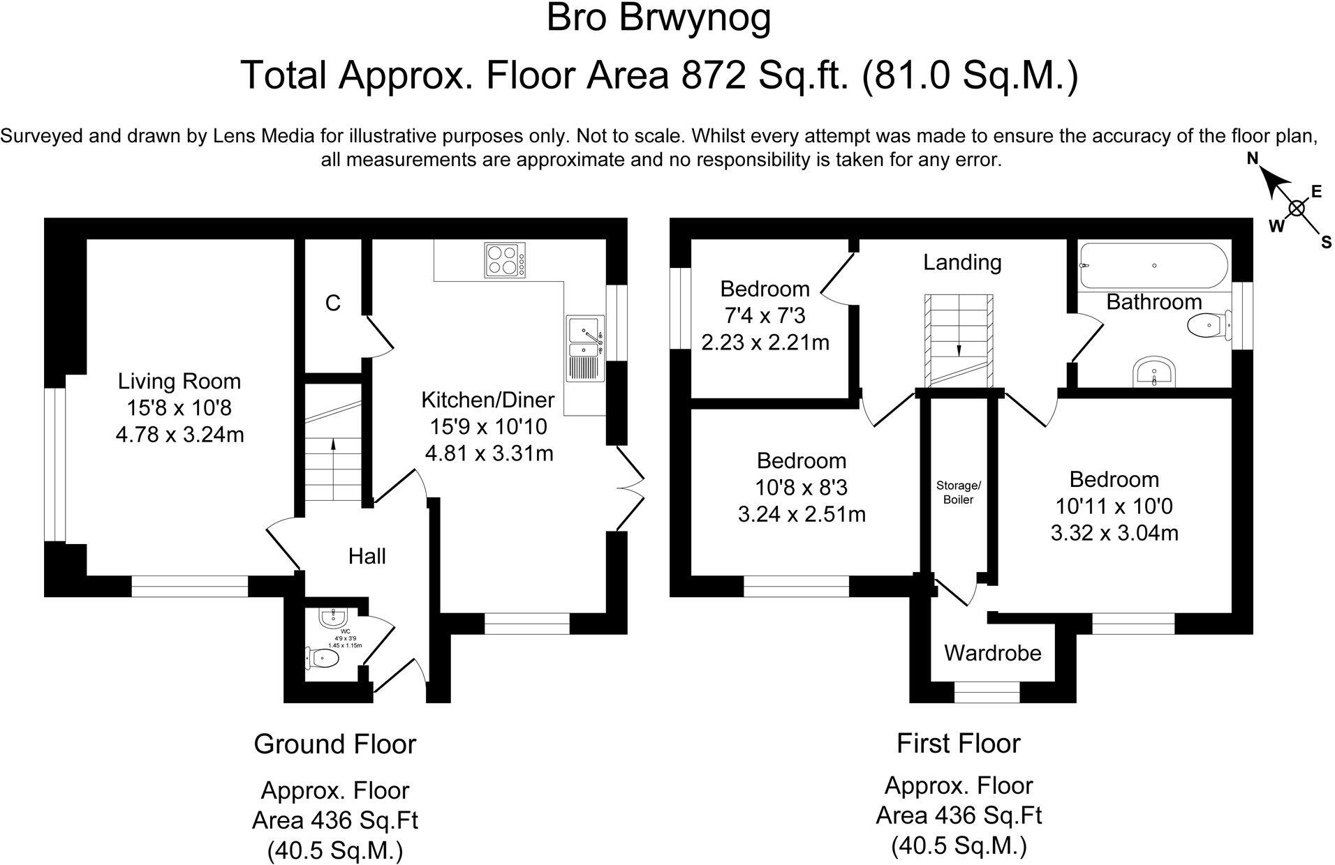 Bro Brwynog, Treuddyn, CH7 floorplan