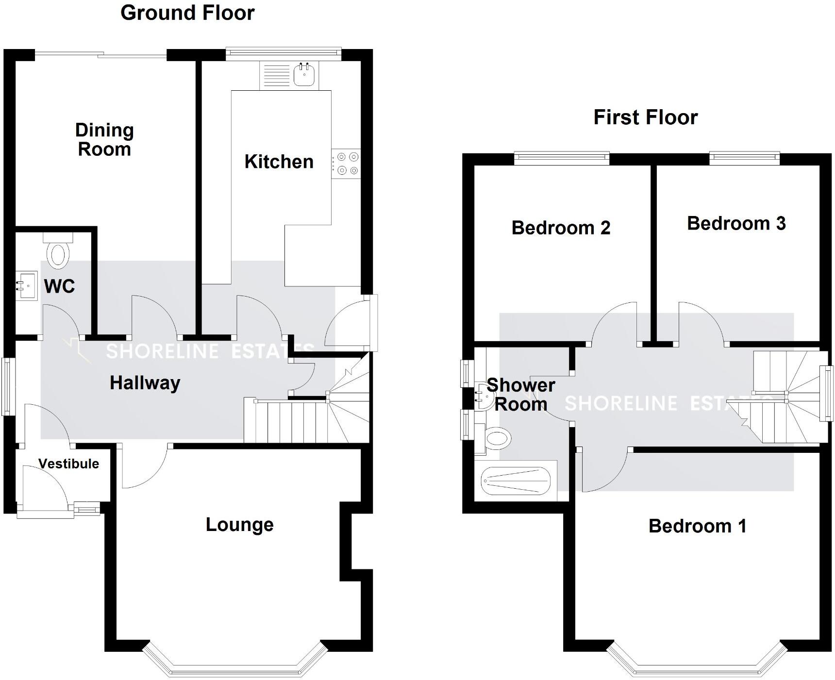 Guildford Avenue, Blackpool, Lancashire, FY2 floorplan