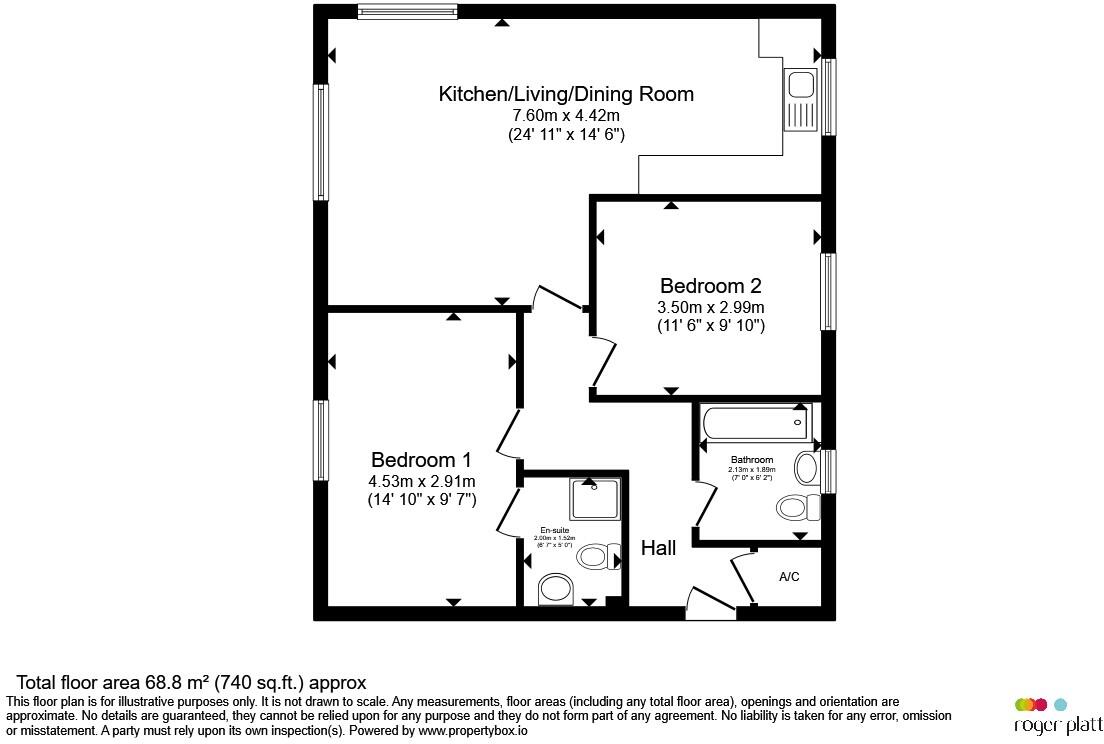 Hayes Drive, Three Mile Cross, Reading floorplan