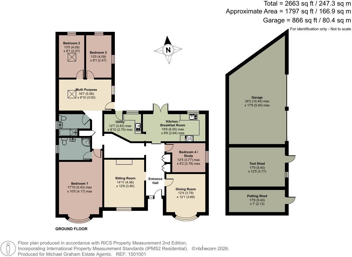 Top End, Renhold, Bedfordshire, MK41 floorplan