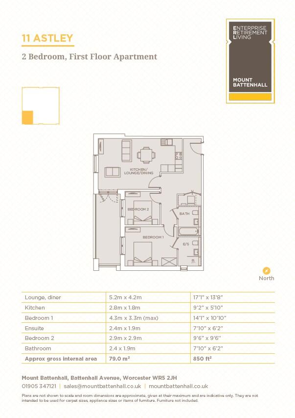 Battenhall Avenue,
Worcester,
WR5 2JD floorplan