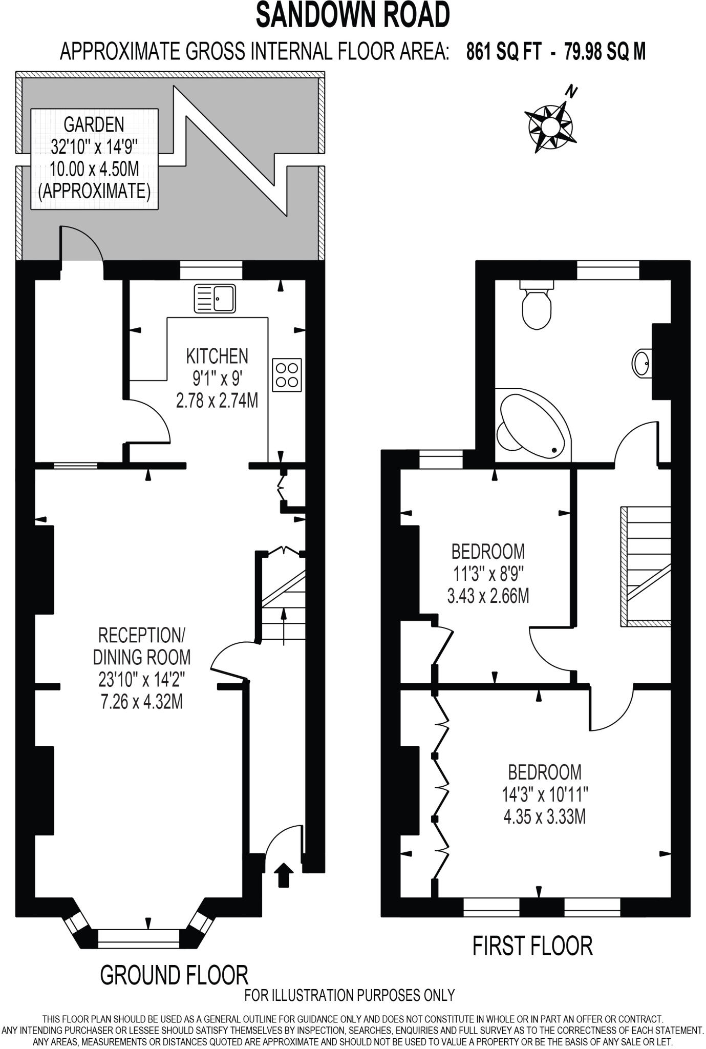 Sandown Road, South Norwood floorplan