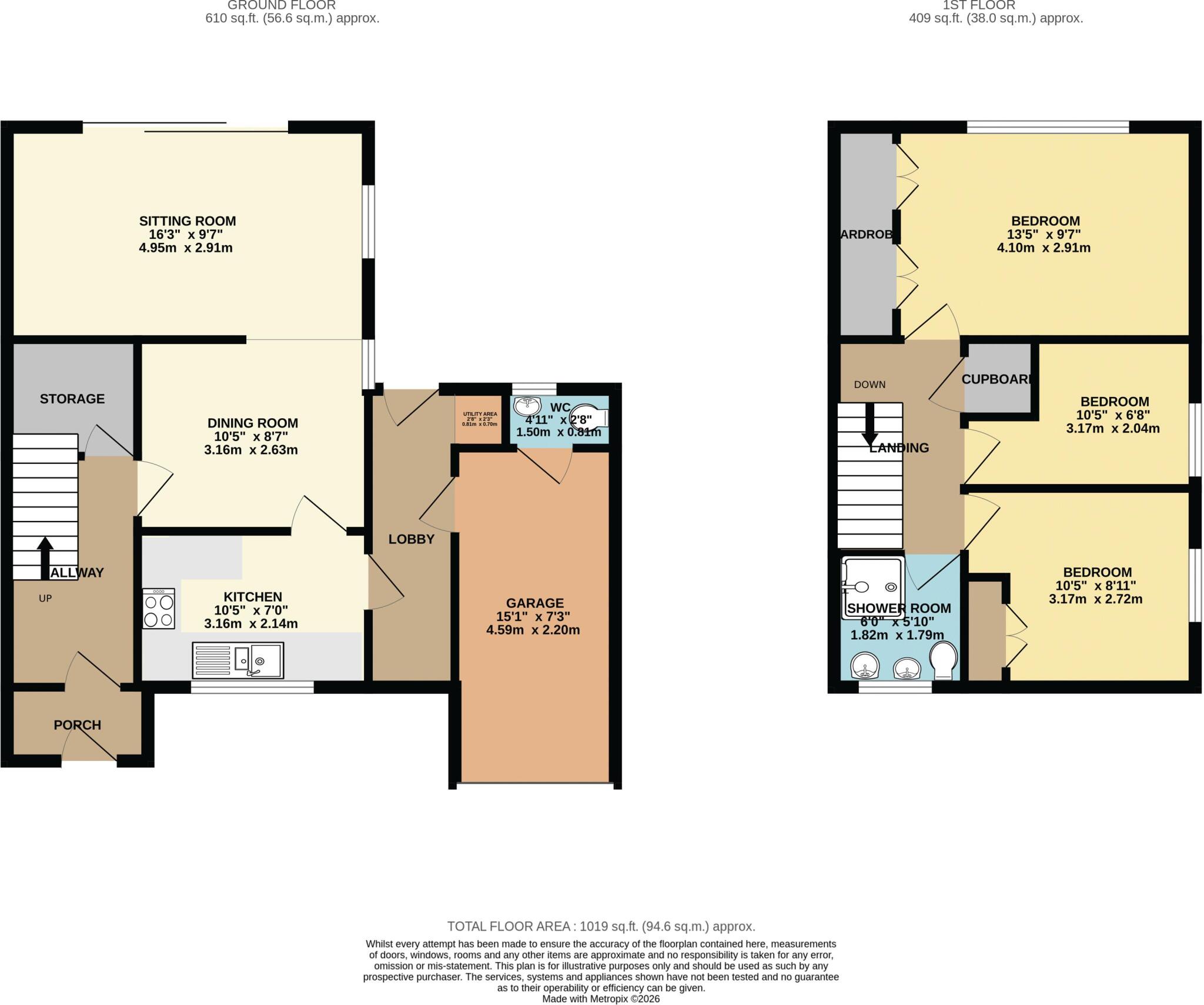 Whittern Way, Hereford floorplan
