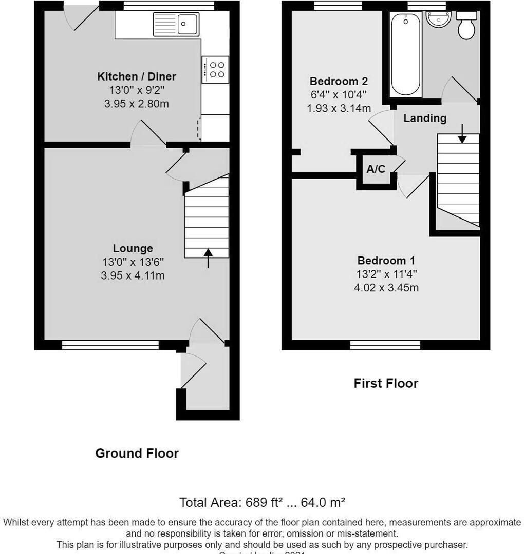 66, Johnson Way, Ford, West Sussex, BN18 0TS floorplan