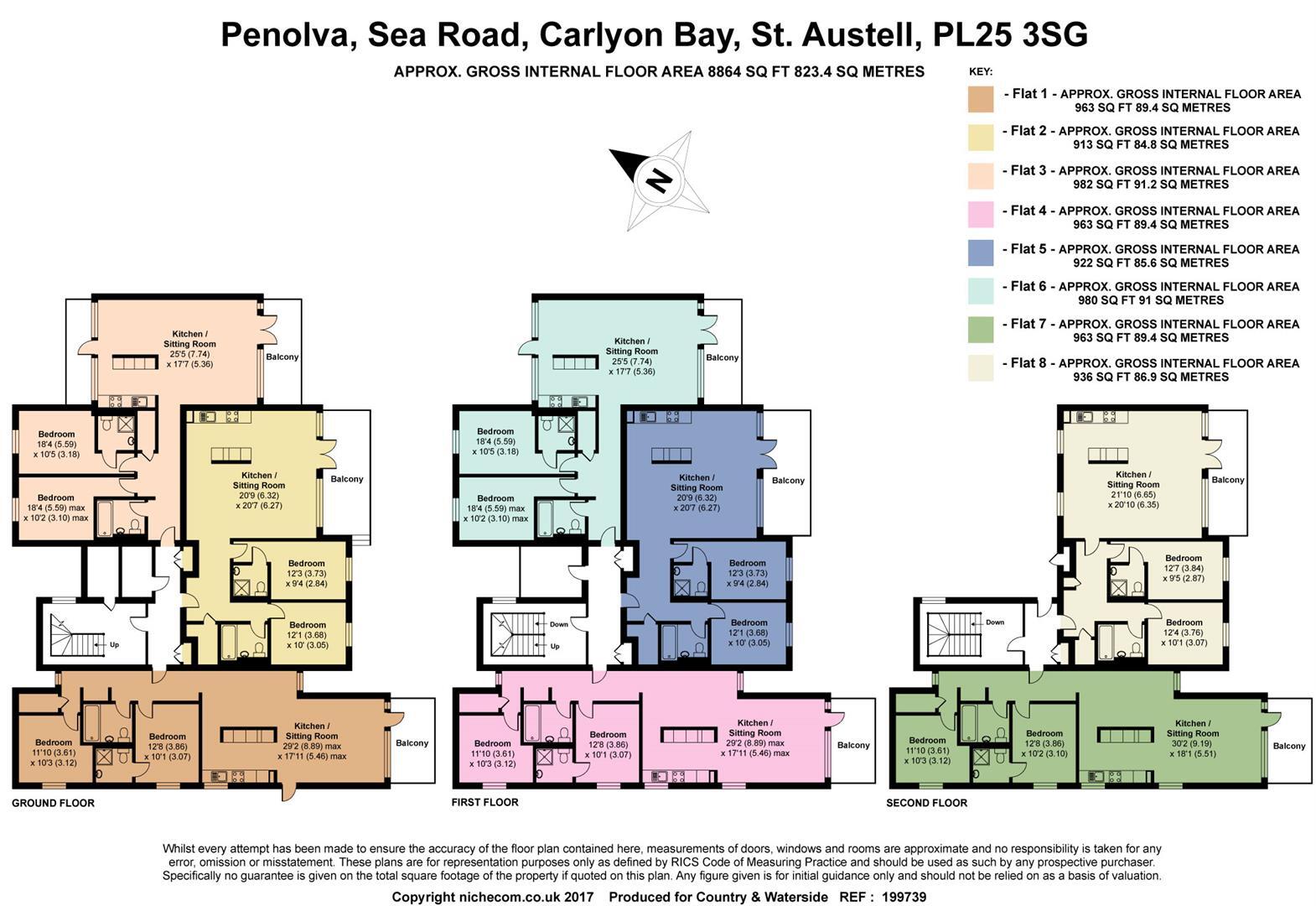 Sea Road, Carlyon Bay, St Austell, Cornwall floorplan