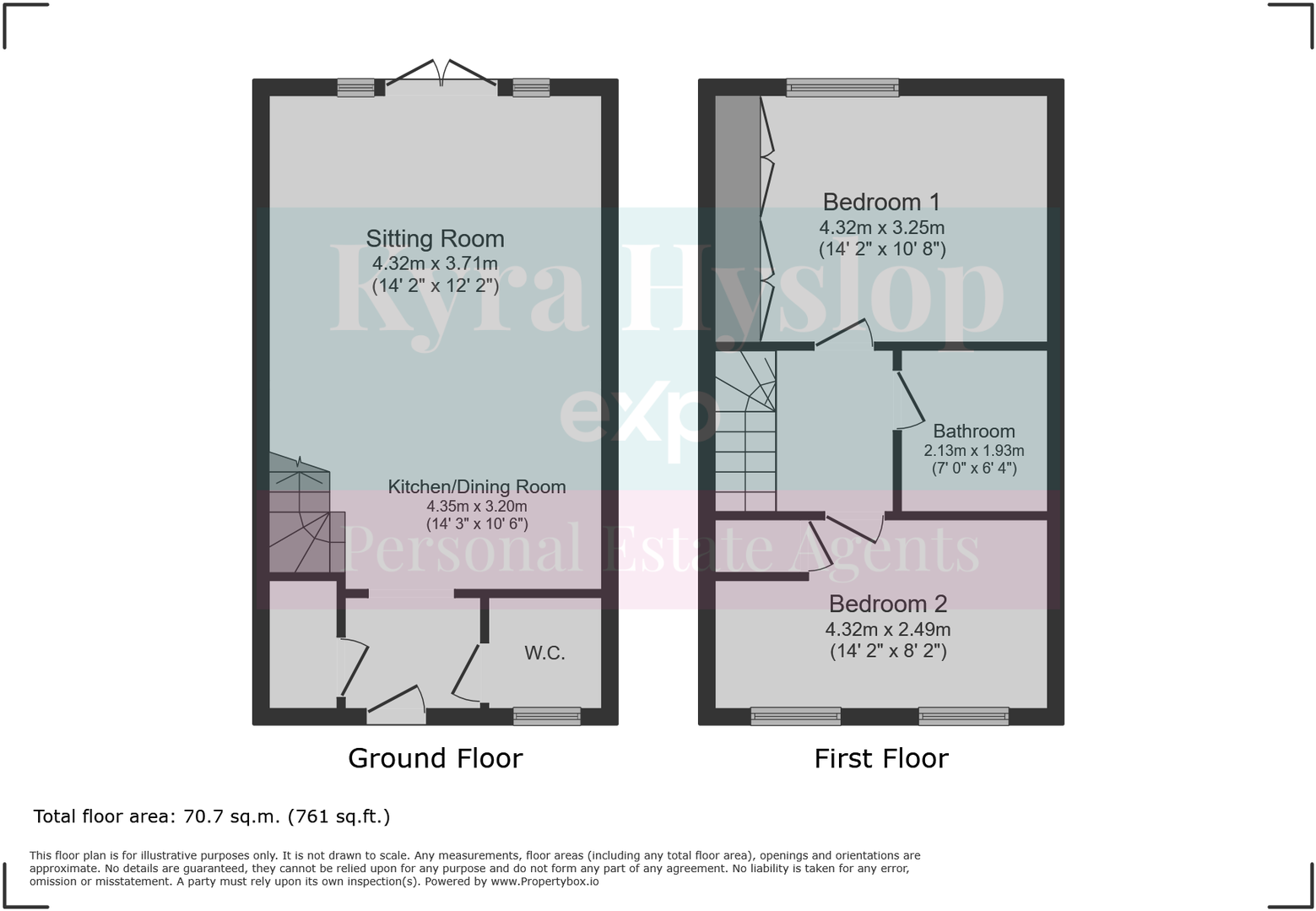 Viking Grove, Exeter, EX1 3YH floorplan