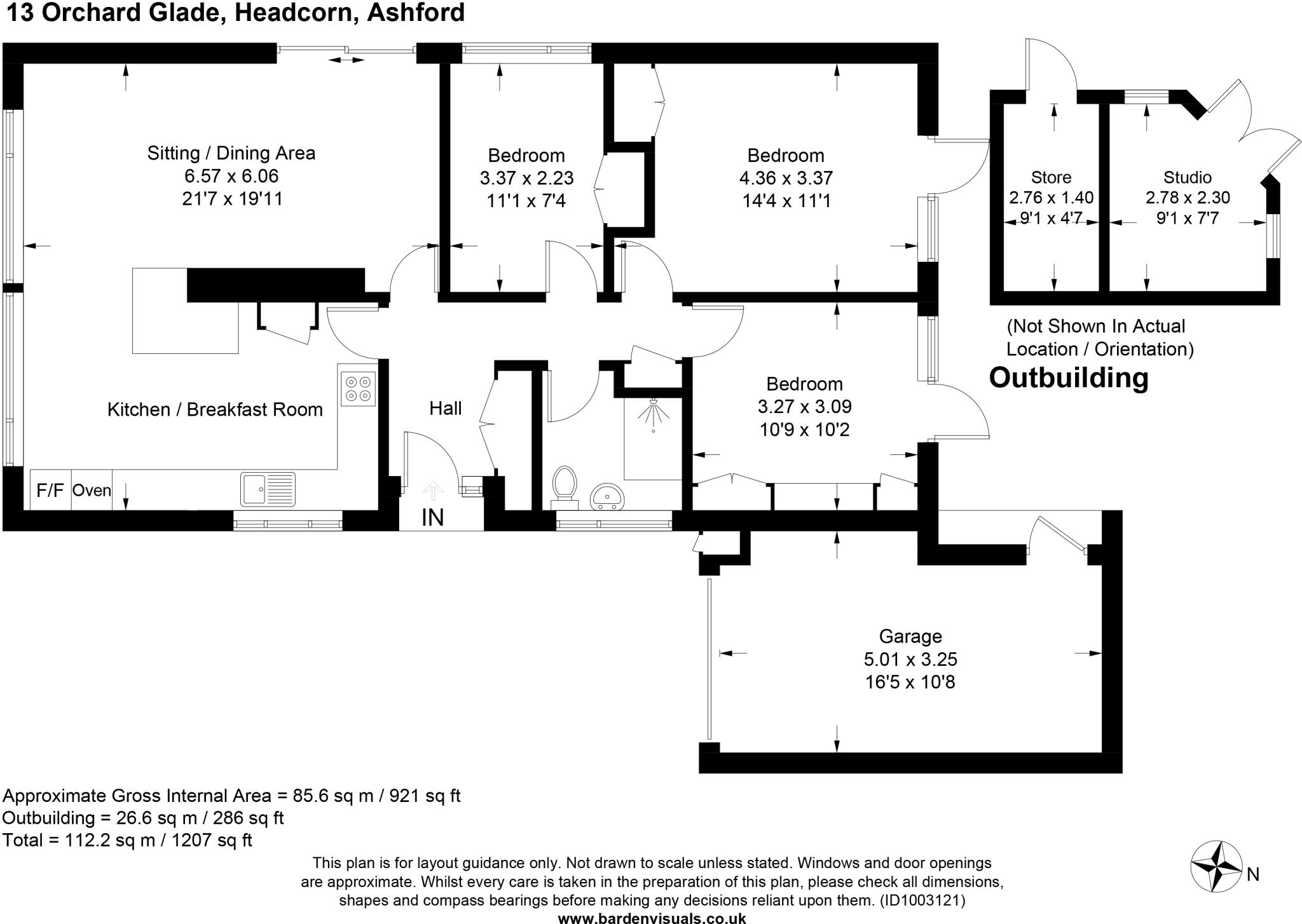 Orchard Glade, Headcorn, Ashford, Kent, TN27 floorplan