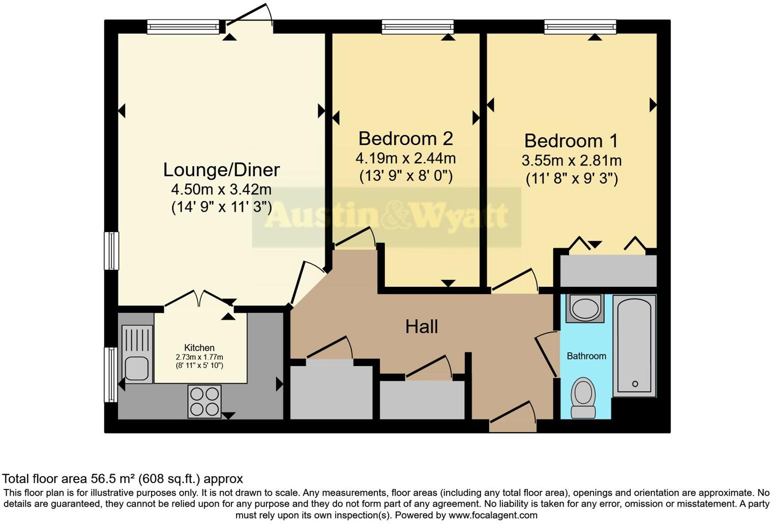Oakley Road, Southampton, Hampshire, SO16 floorplan