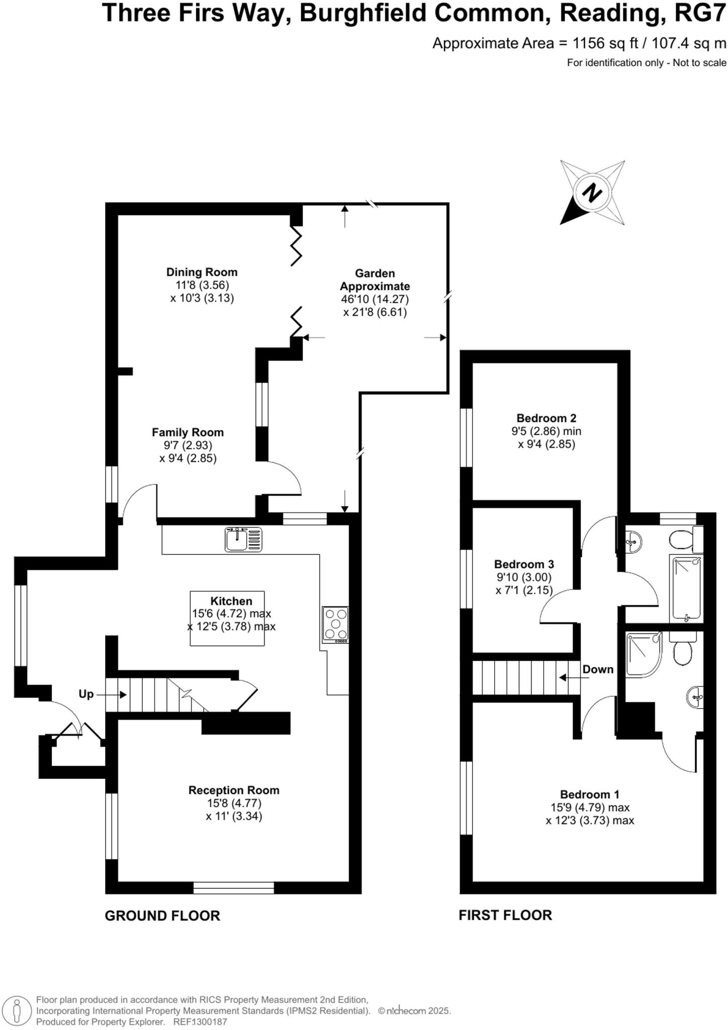 Three Firs Way, Burghfield Common, RG7 floorplan