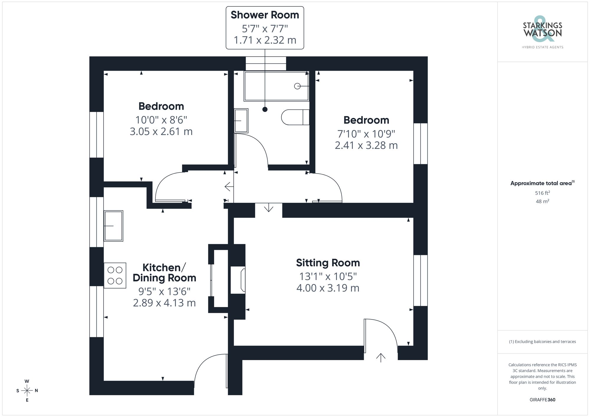 Magdalen Street, Eye floorplan
