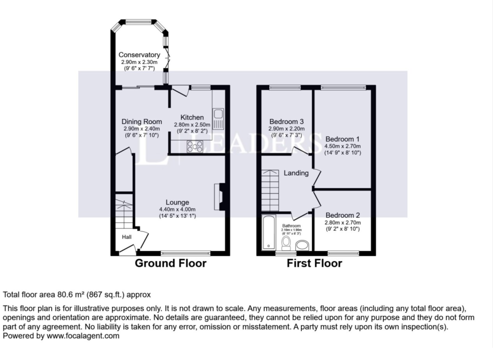 Farmlea Road, Portsmouth, PO6 floorplan