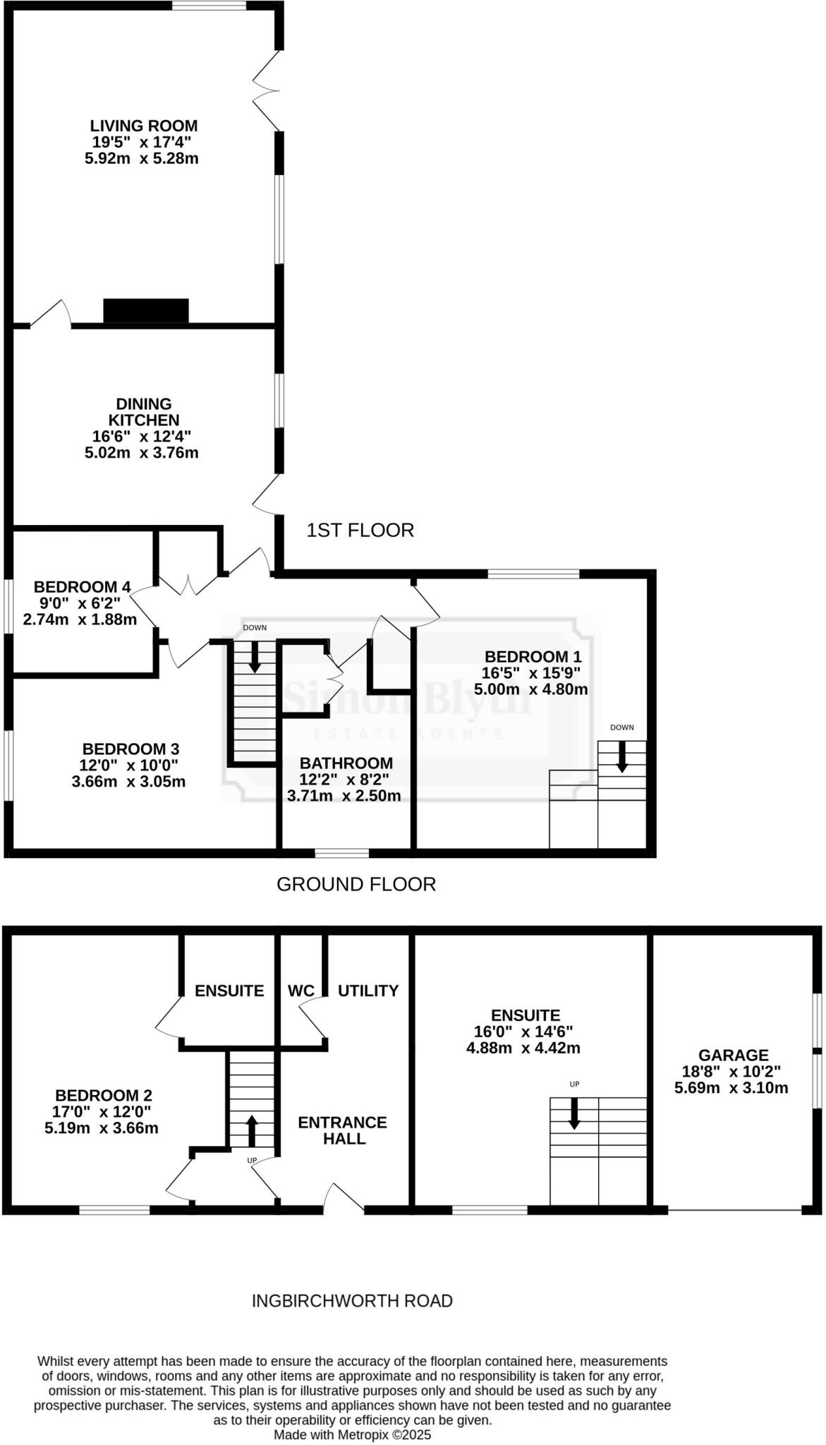 Anna View House, Ingbirchworth Road, Thurlstone floorplan