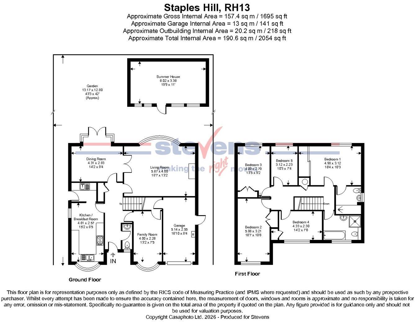 Staples Hill, Partridge Green floorplan