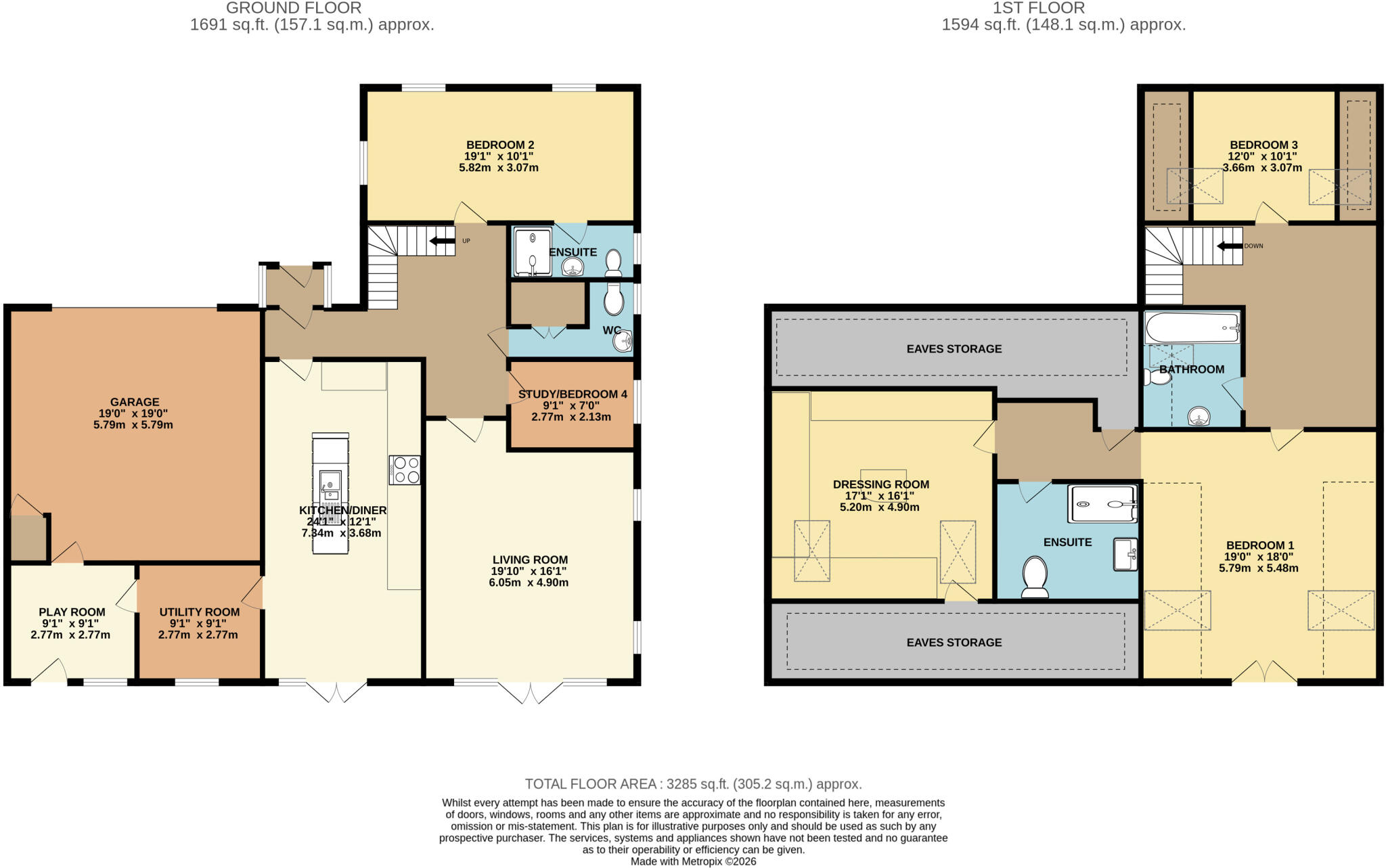 Buckskin Lane, Basingstoke, Hampshire, RG22 floorplan