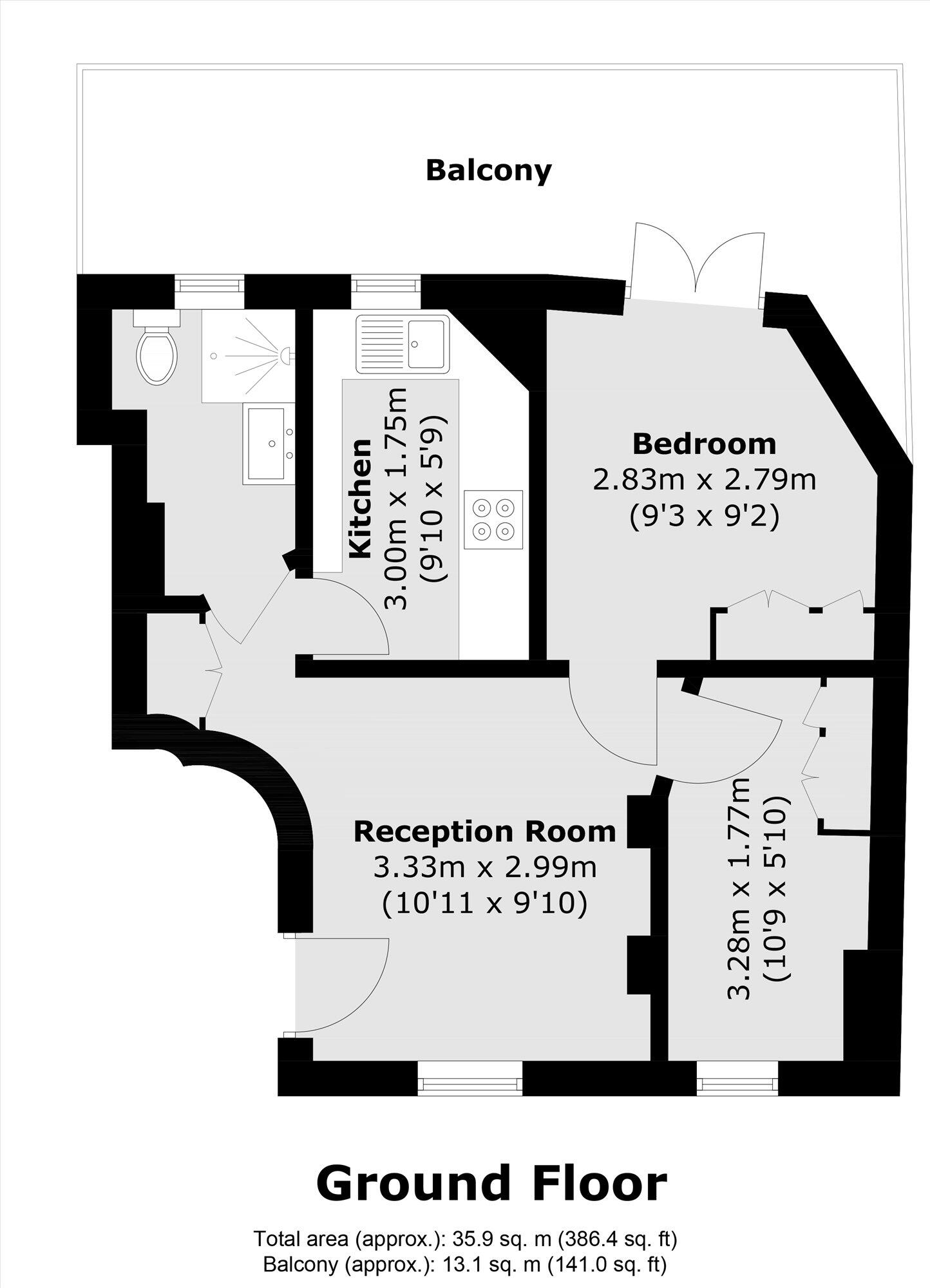 Luke Street, Shoreditch floorplan