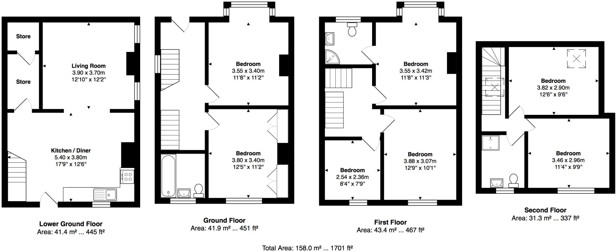 Stanmer Villas, Brighton, East Sussex, BN1 floorplan