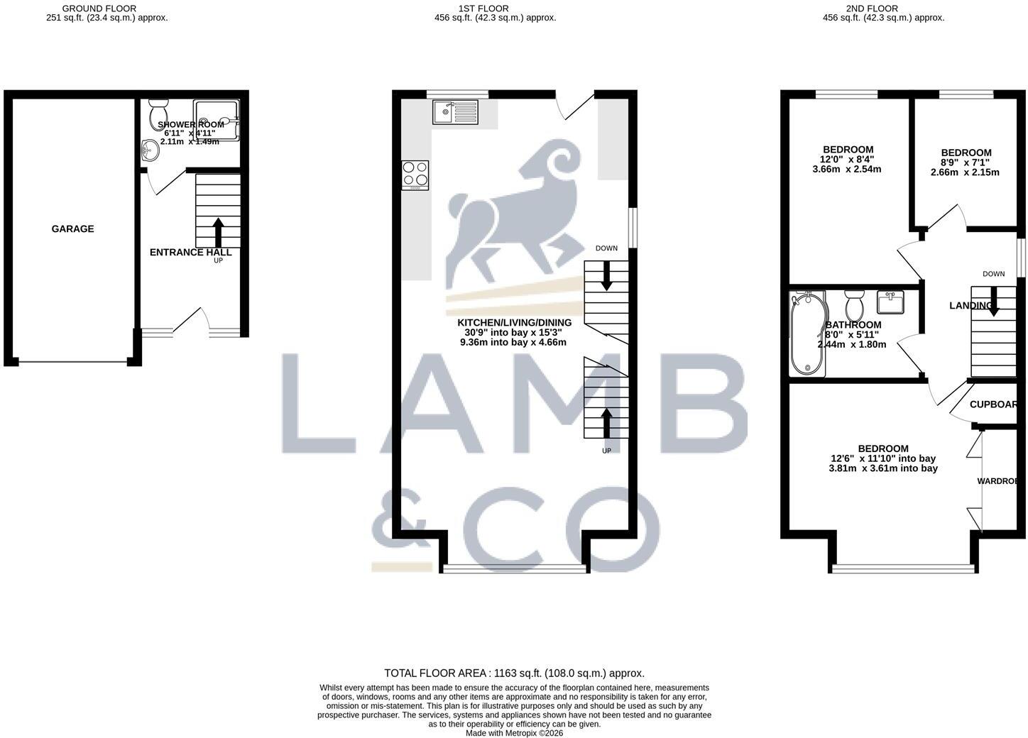 Poyntens, Rayleigh floorplan