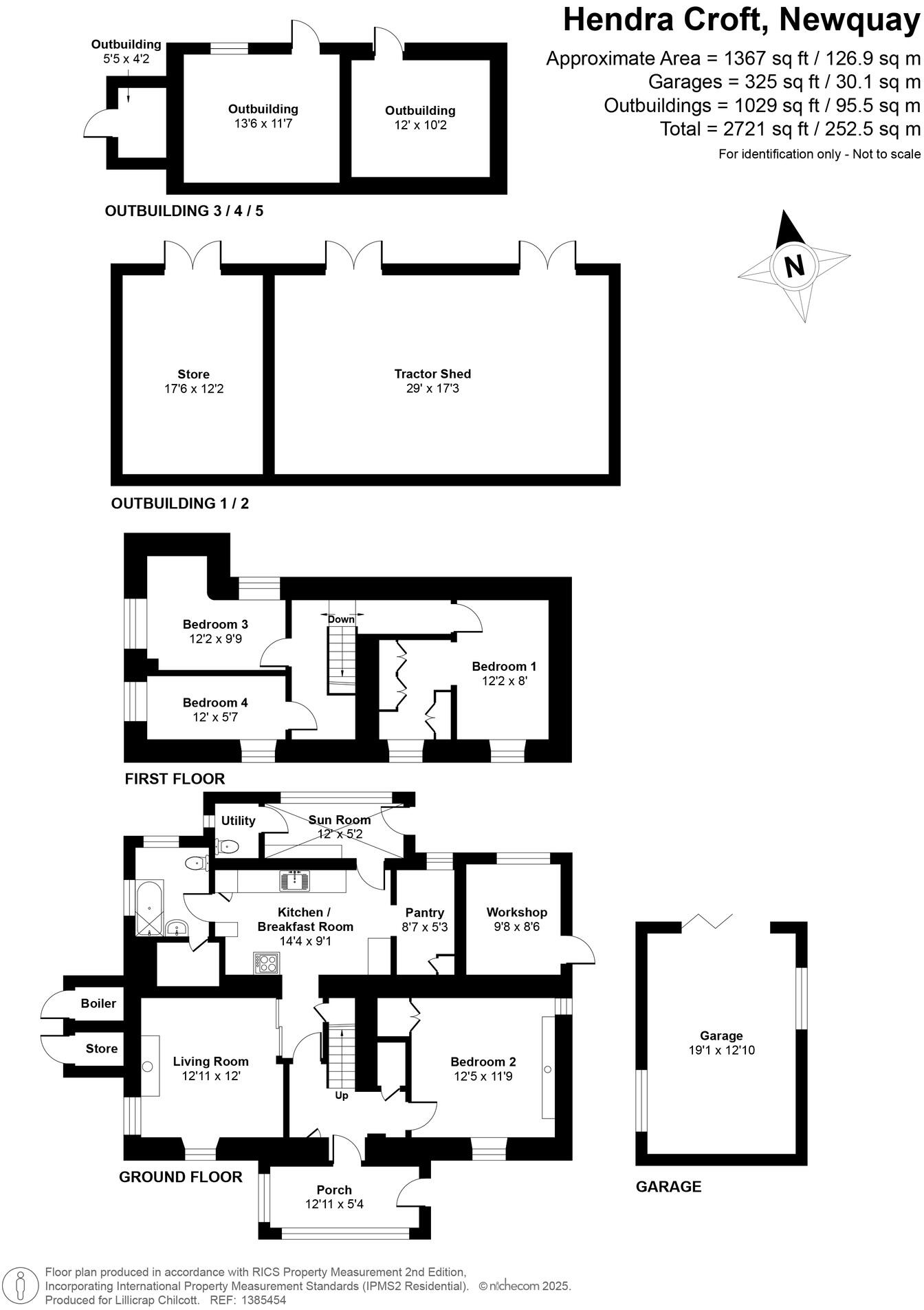 Hendra Croft, Rural Newquay, Cornwall floorplan