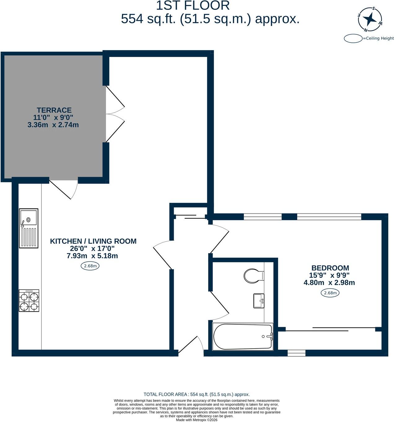 Mill Lane, West Hampstead, NW6 floorplan
