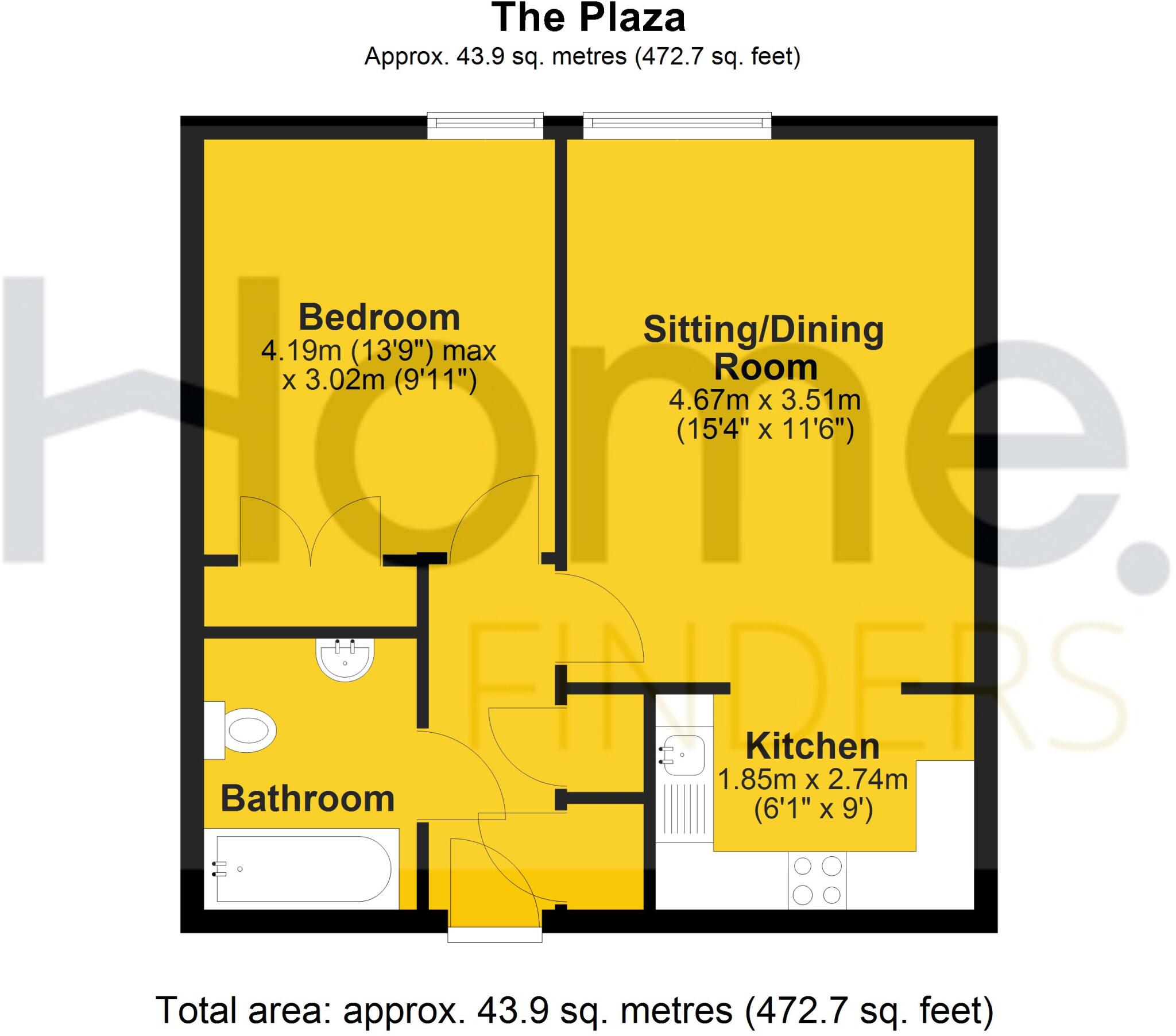 The Plaza, Sandford Street, Swindon, Wiltshire, SN1 floorplan