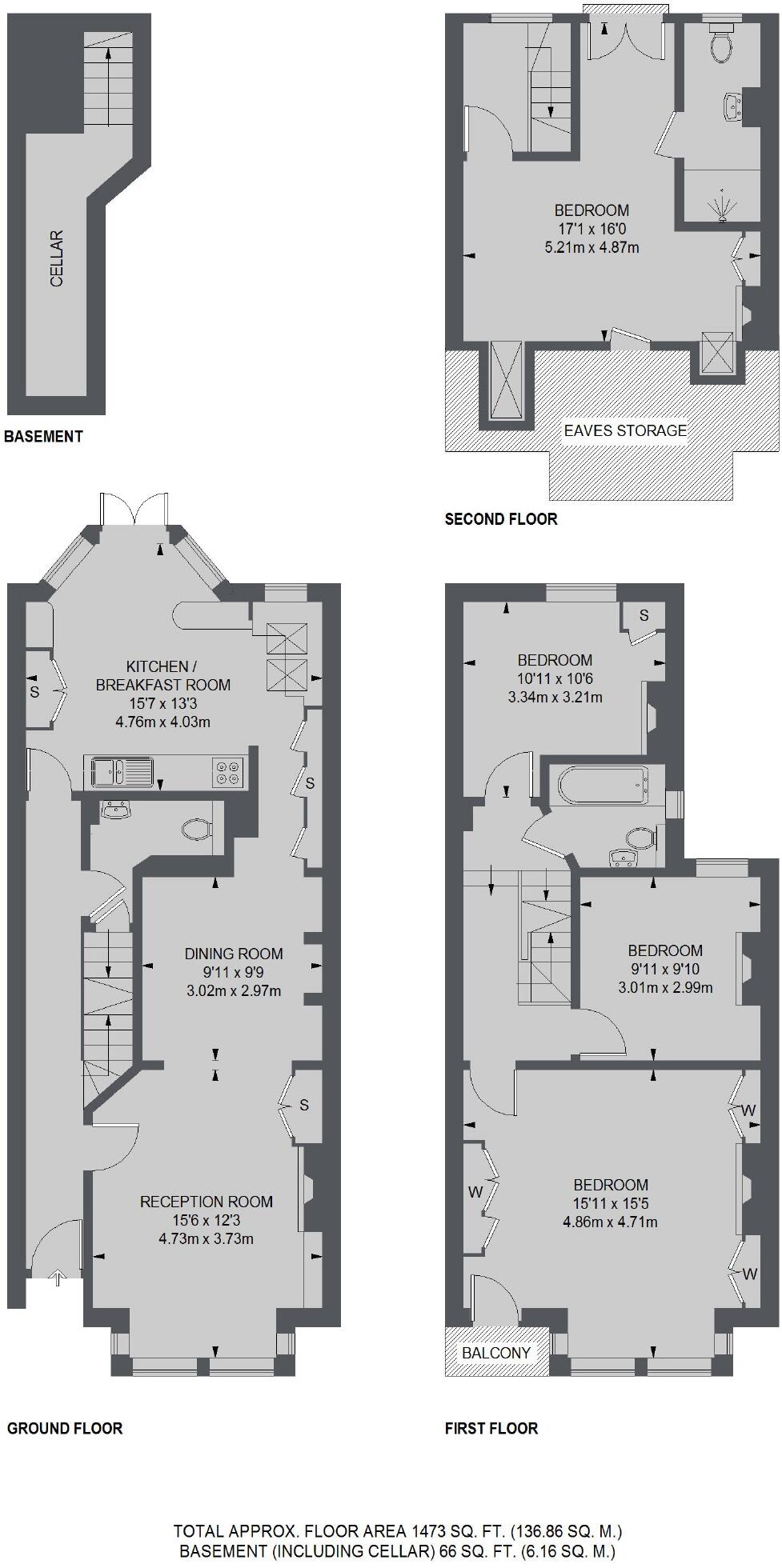 Brackley Road, Chiswick floorplan