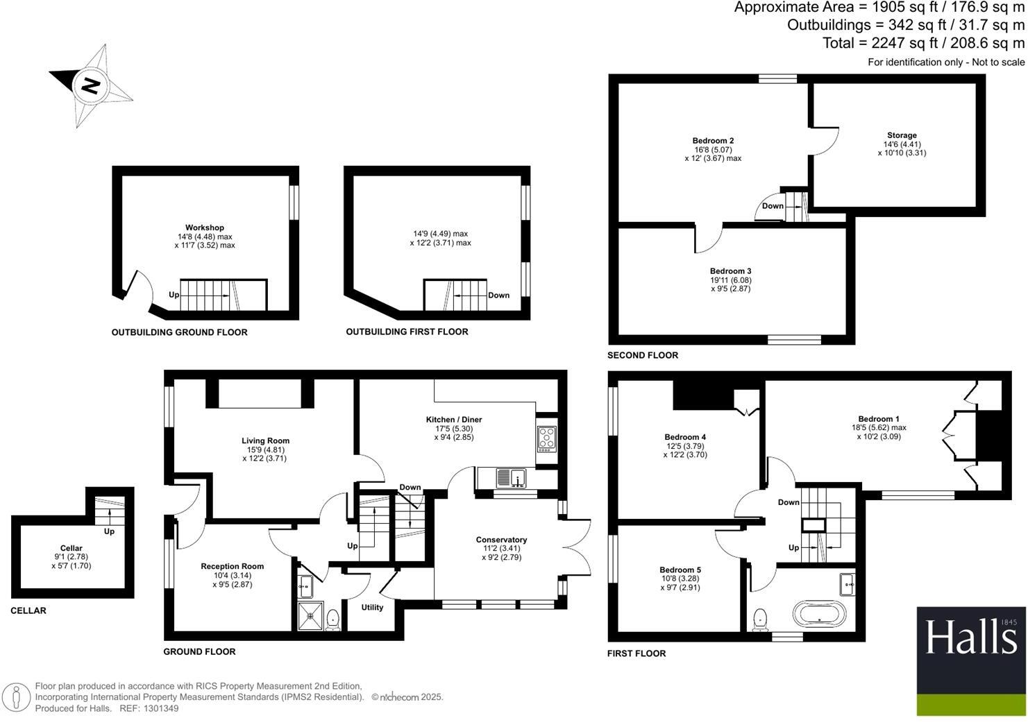41, Noble Street, Wem. floorplan