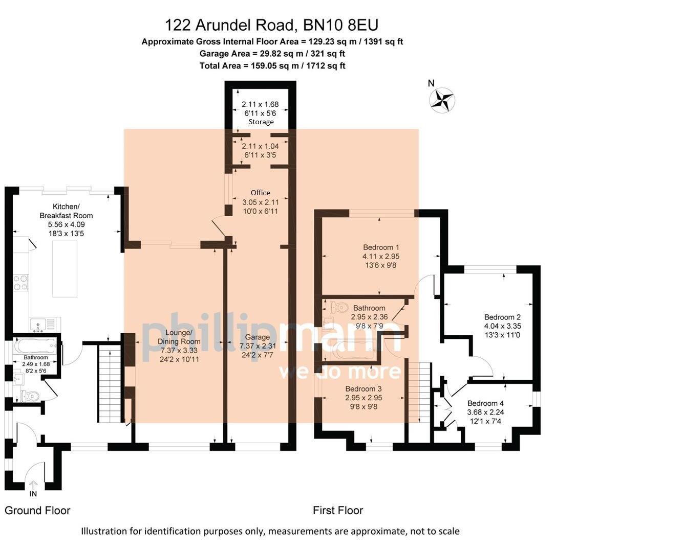 Arundel Road, Peacehaven floorplan
