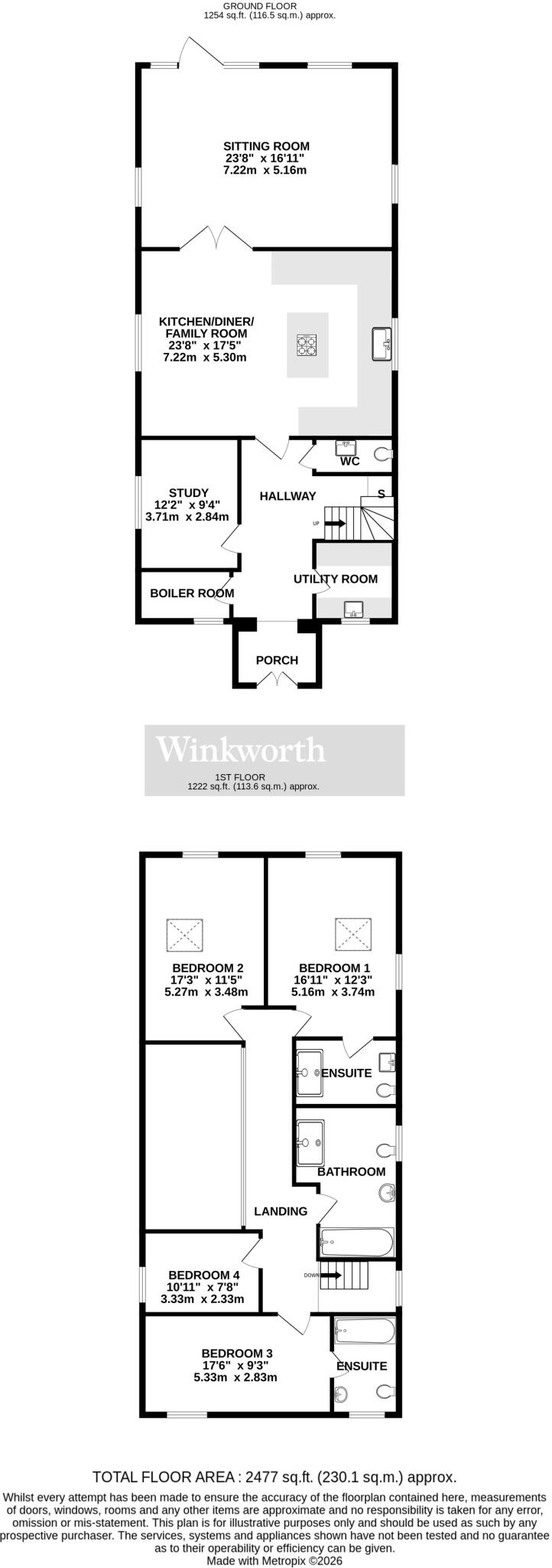 High Green, Brooke, Norwich, Norfolk, NR15 floorplan