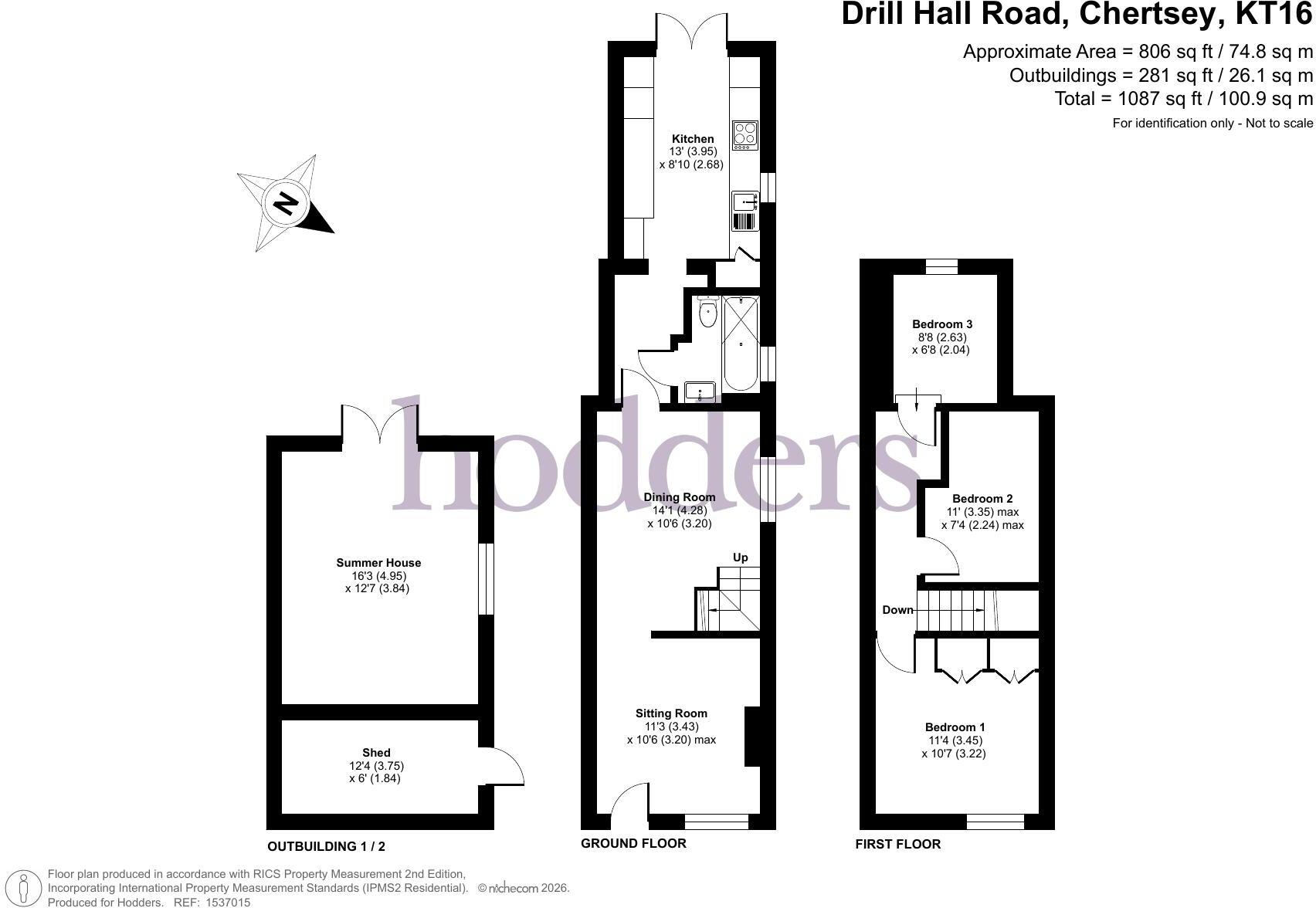Chertsey, Surrey, KT16 floorplan
