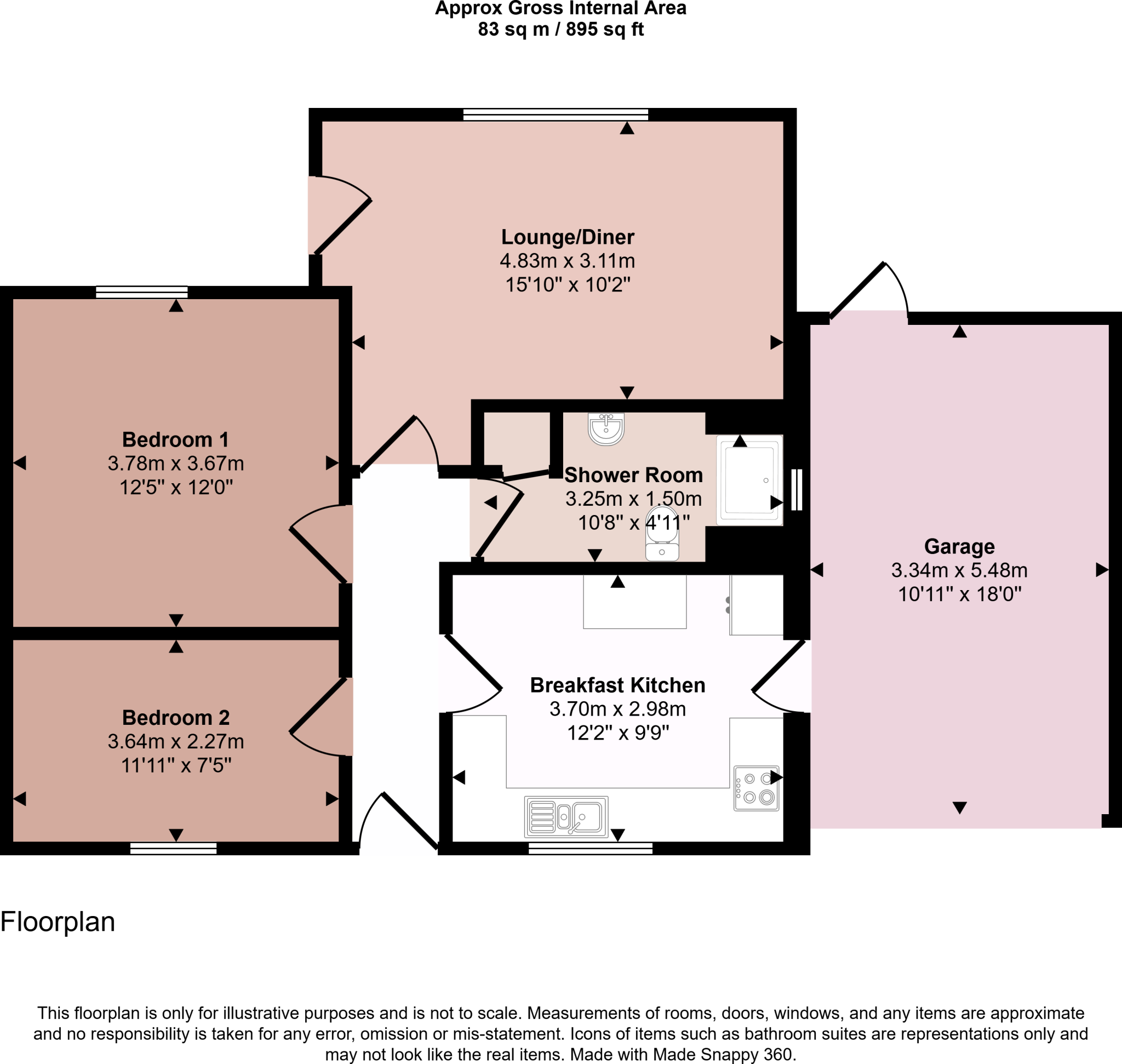 Twells Road, Waltham on the Wolds floorplan