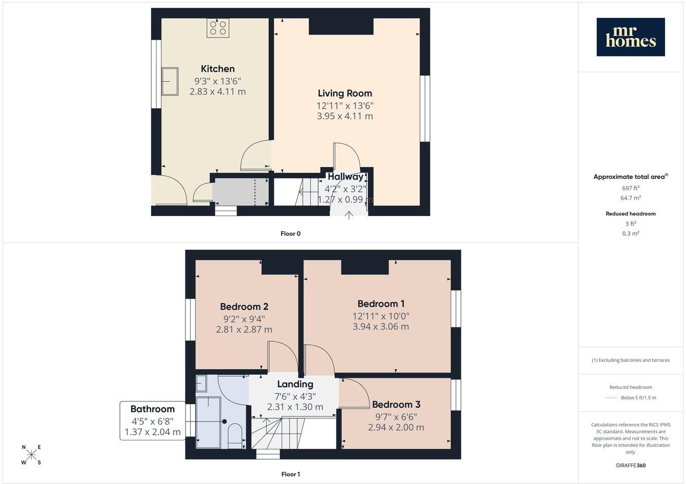 510, Cowbridge Road West, Cardiff floorplan