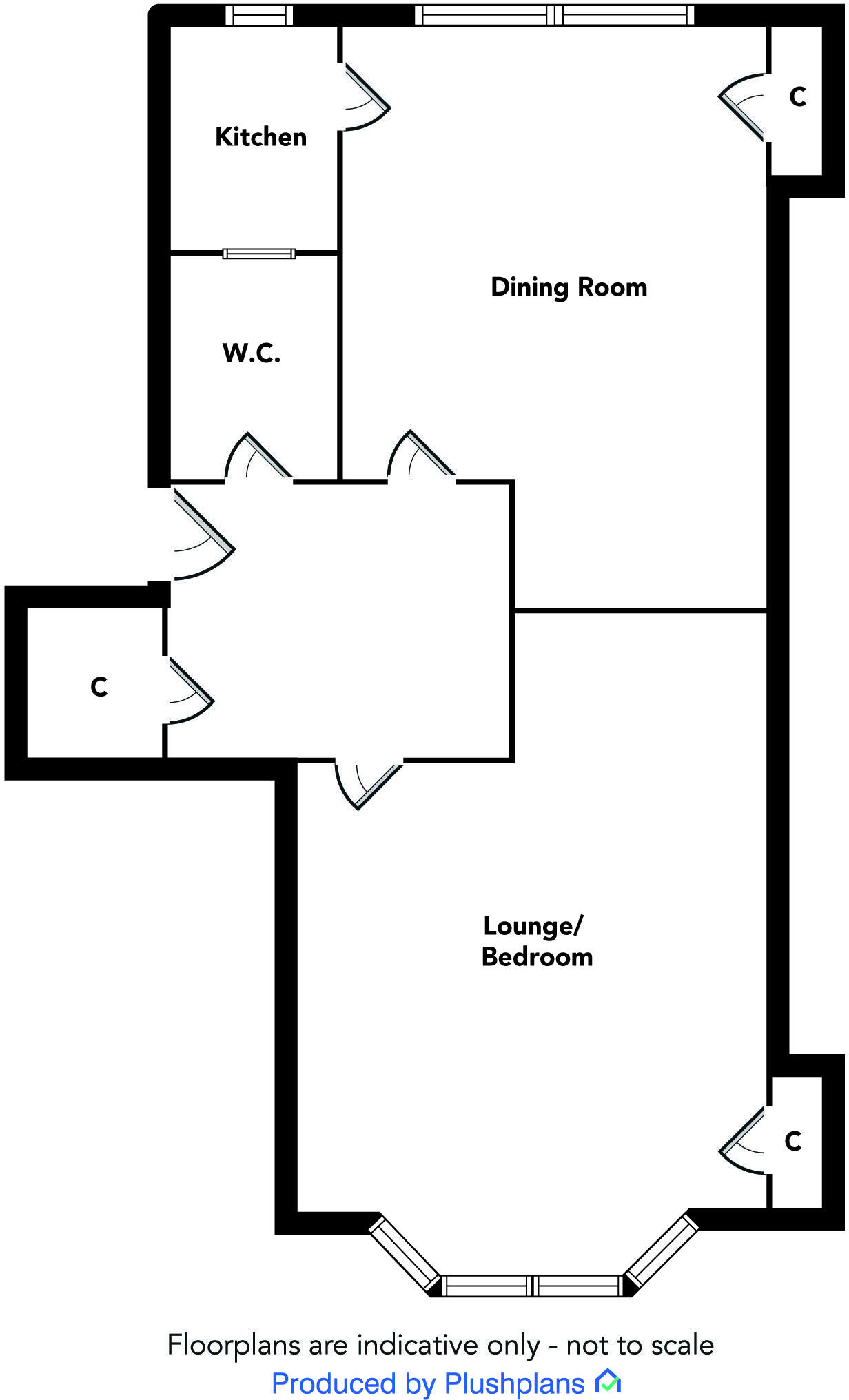 Meadowpark Street, Dennistoun, Glasgow floorplan