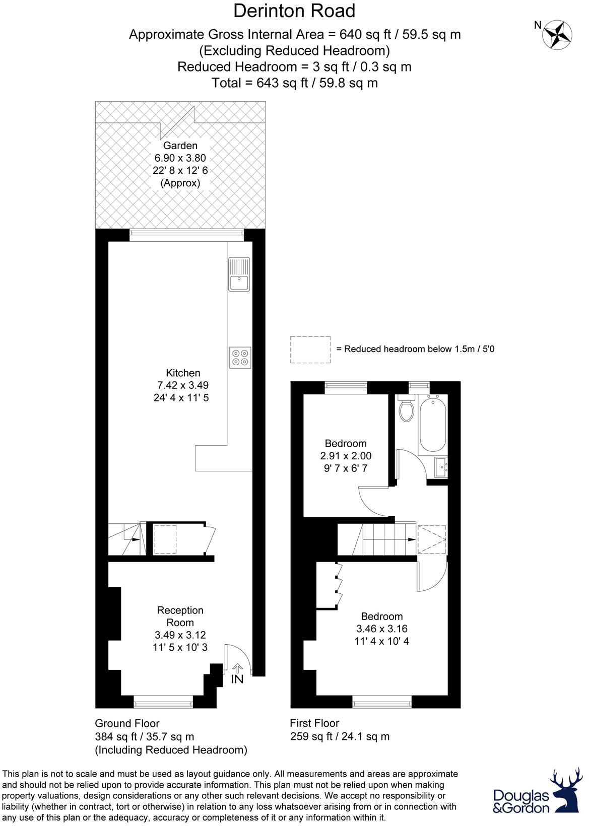 Derinton Road, SW17 floorplan