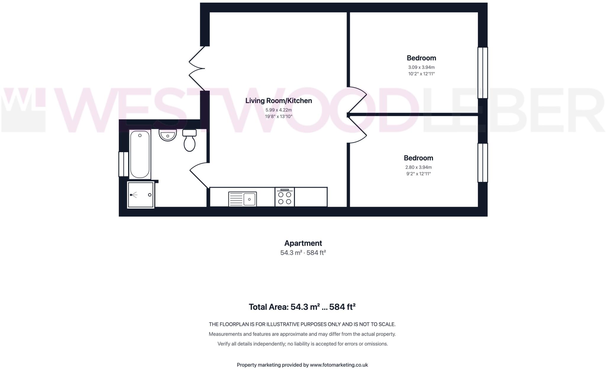 High Road, Broxbourne floorplan