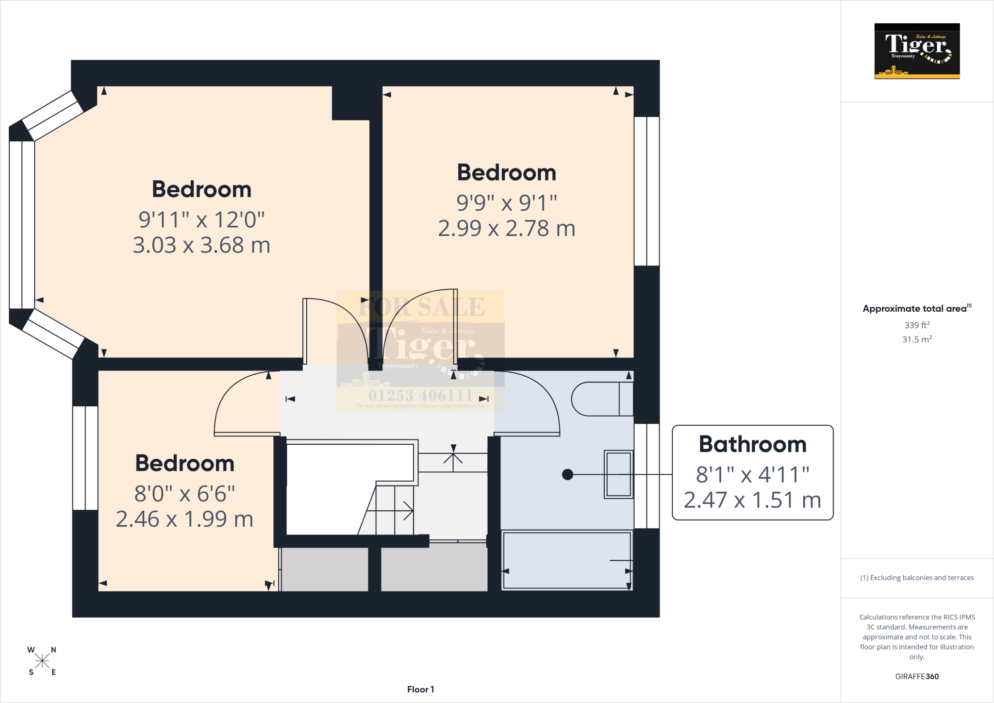 Crofton Avenue, Bispham floorplan