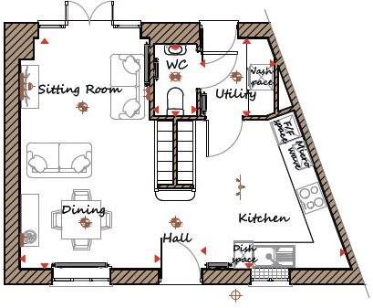 Uppingham,
Leicester Road, Uppingham Rutland, 
LE15 9EZ
 floorplan
