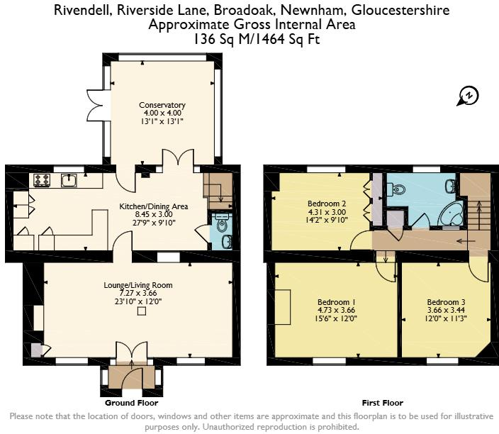 Riverside Lane, Broadoak, Newnham floorplan