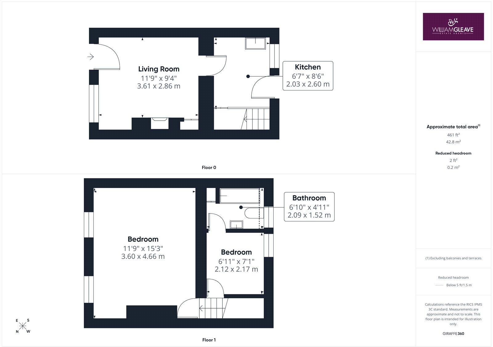 Burgedin Terrace, Rhuddlan, Rhyl, Denbighshire, LL18 floorplan