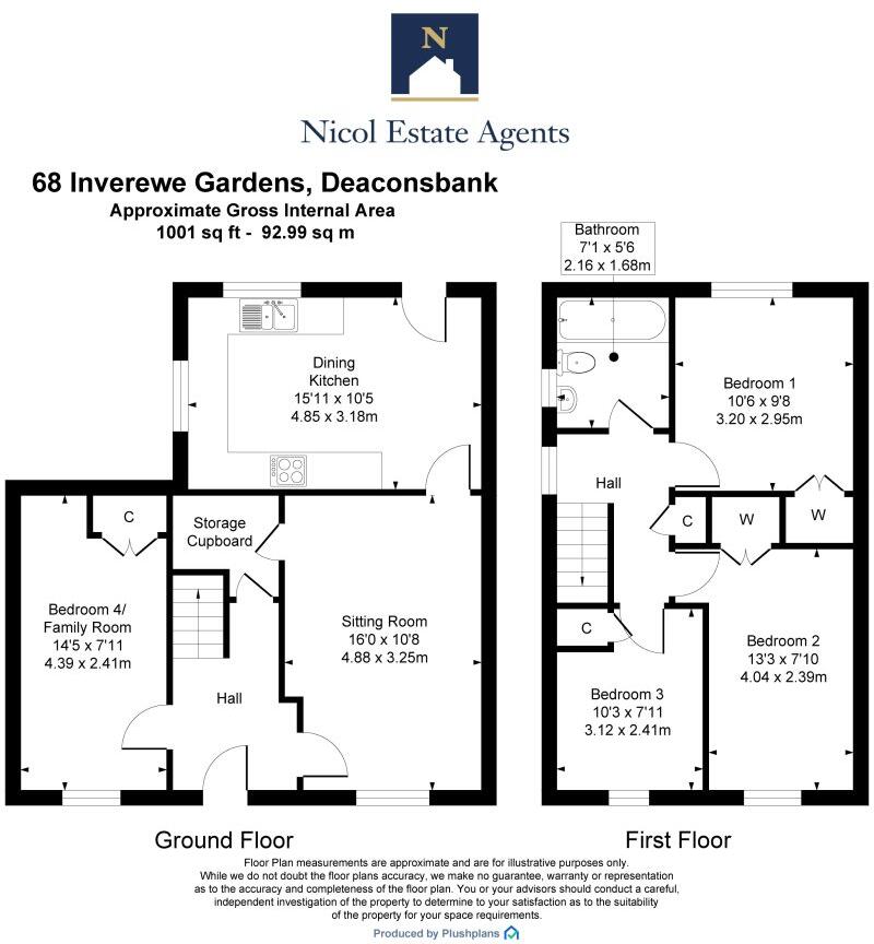 Inverewe Gardens, Deaconsbank floorplan