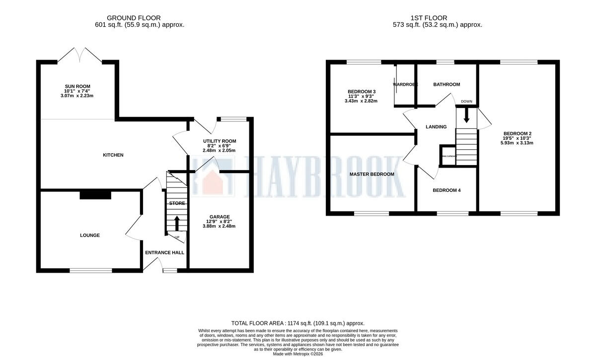 Milton Road, Burncross floorplan