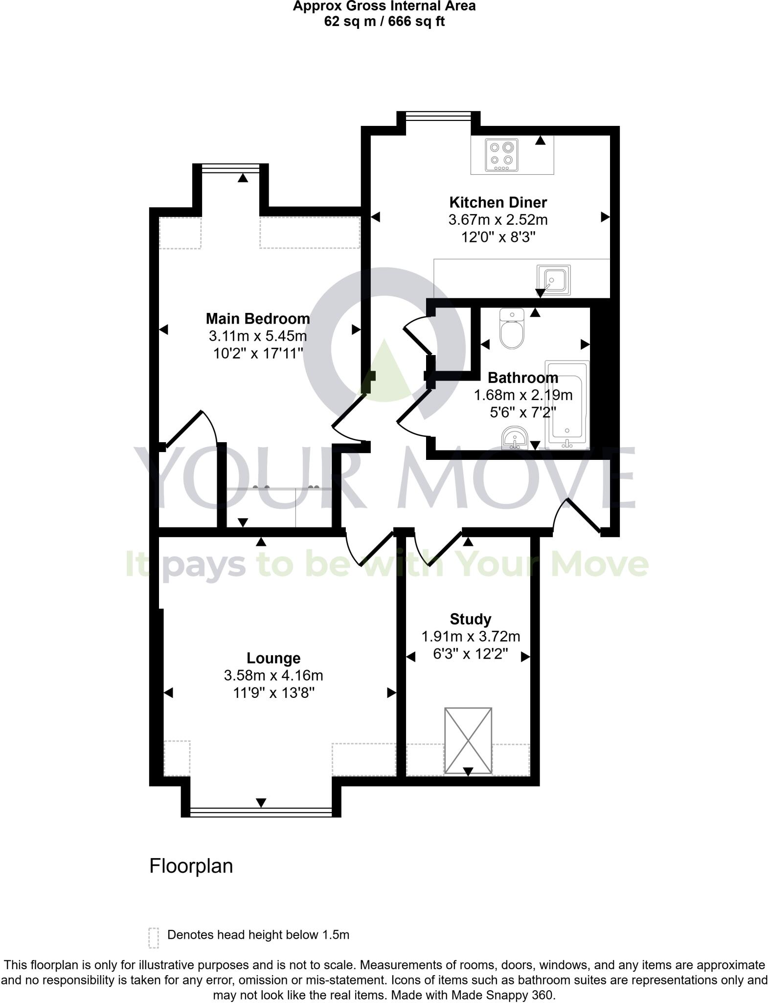 Leith Walk, Edinburgh, Midlothian, EH6 floorplan