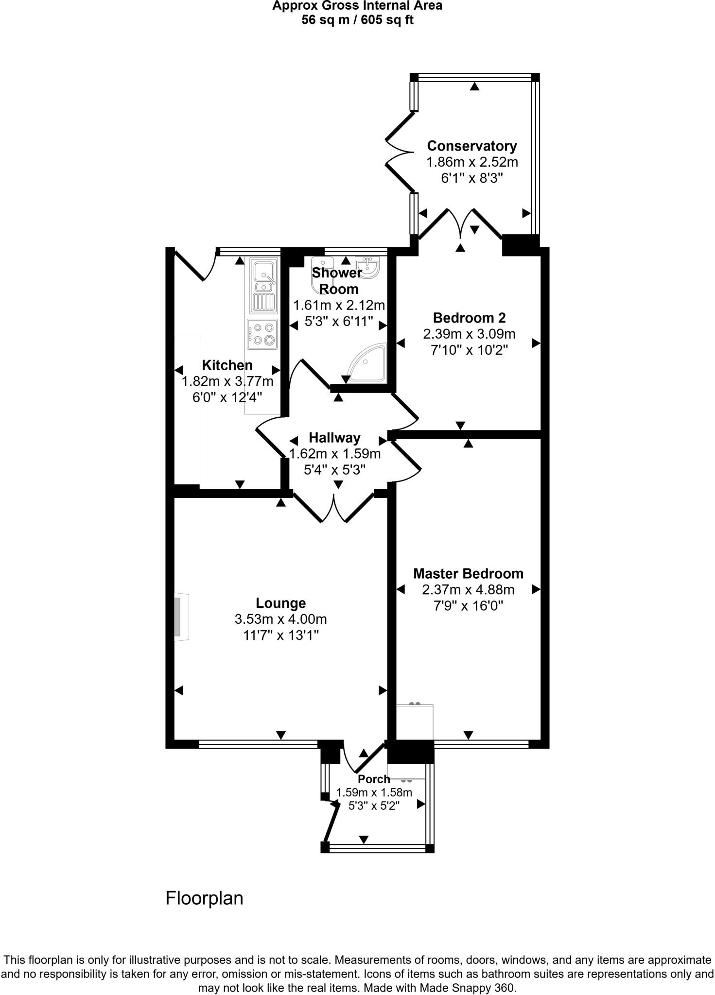 Pentridge Close, Cramlington, Northumberland, NE23 2QF floorplan