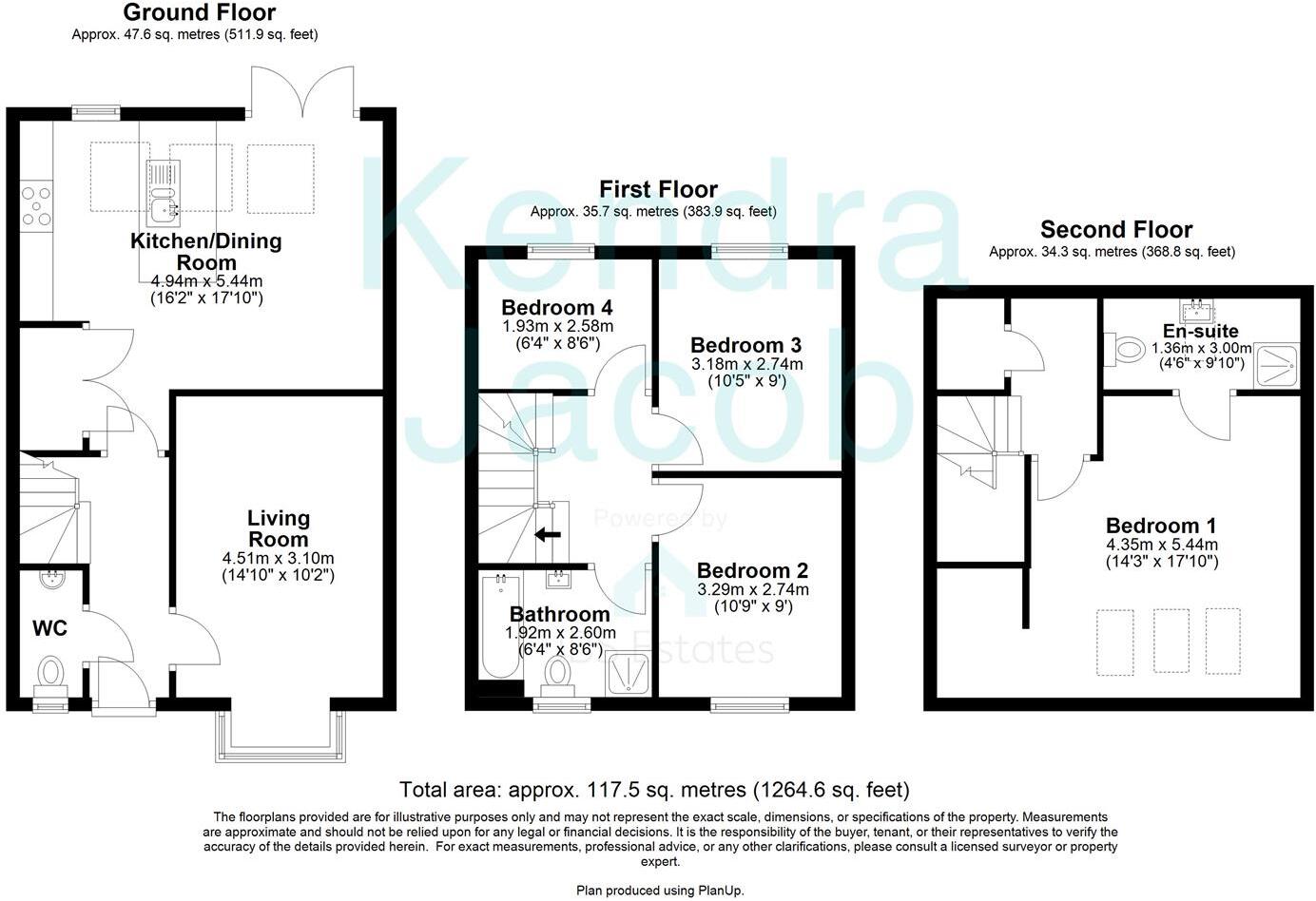 Serotine road, Gateford, Worksop floorplan