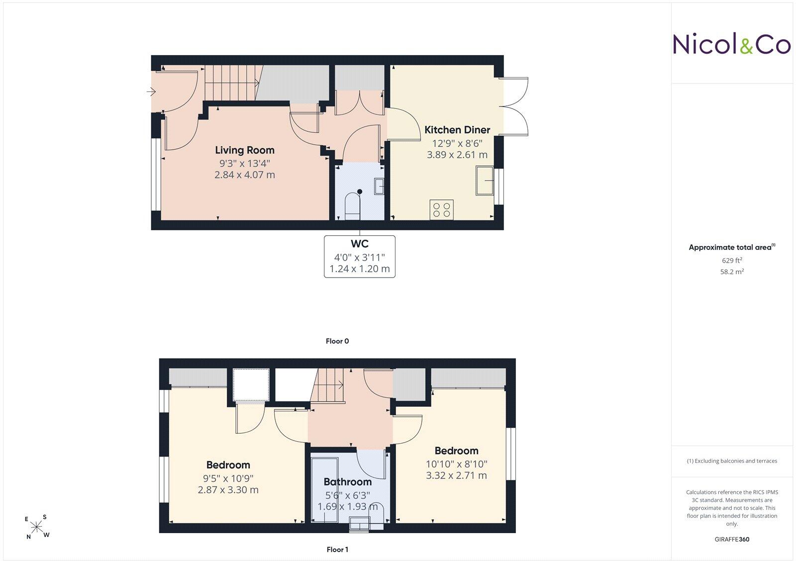 Mayfield, Whittington, Worcester, Worcestershire, WR5 floorplan